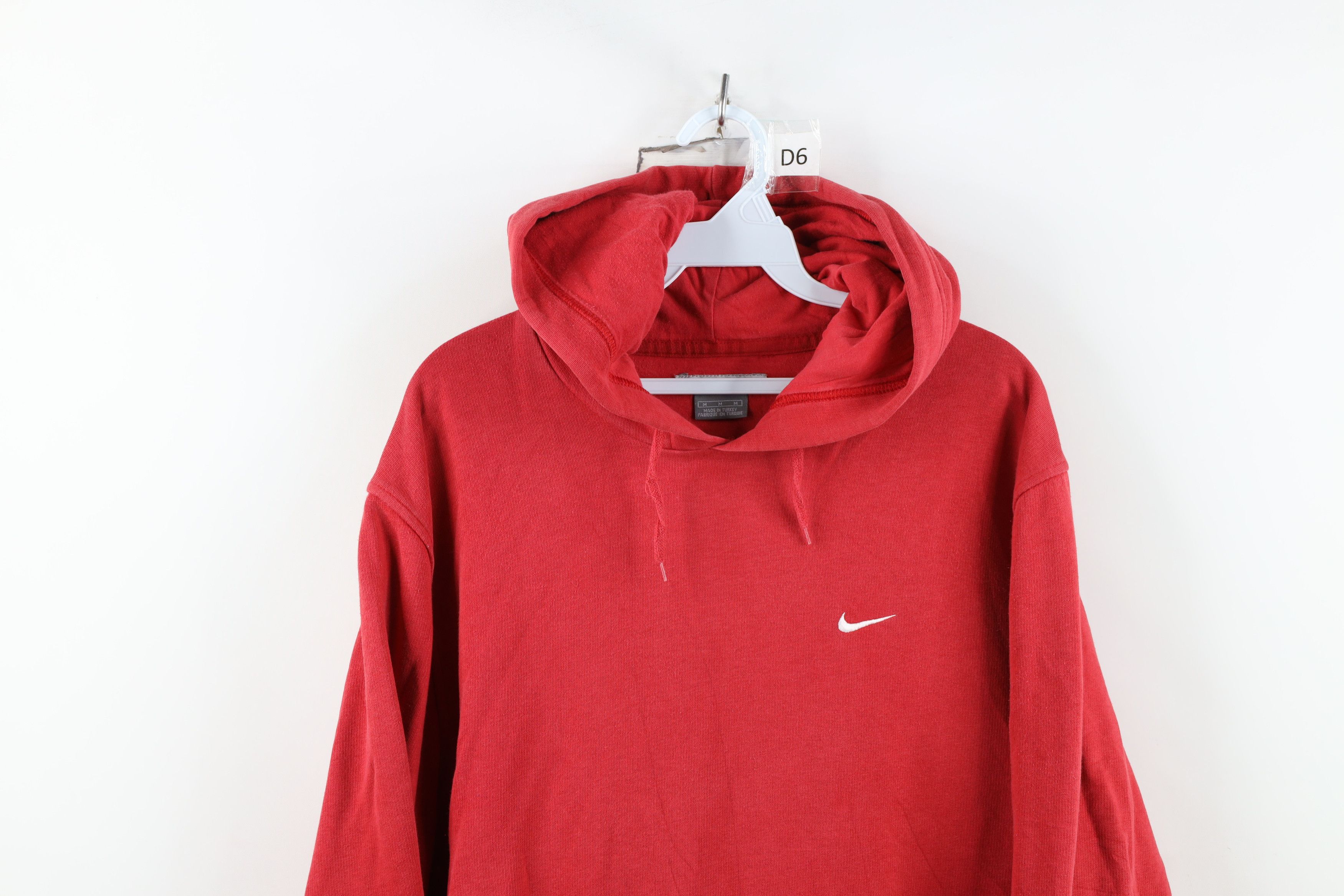 Nike Vintage Y2K Nike Scott Mini Swoosh Hoodie Sweatshirt Red Size US M / EU 48-50 / 2 - 2 Thumbnail