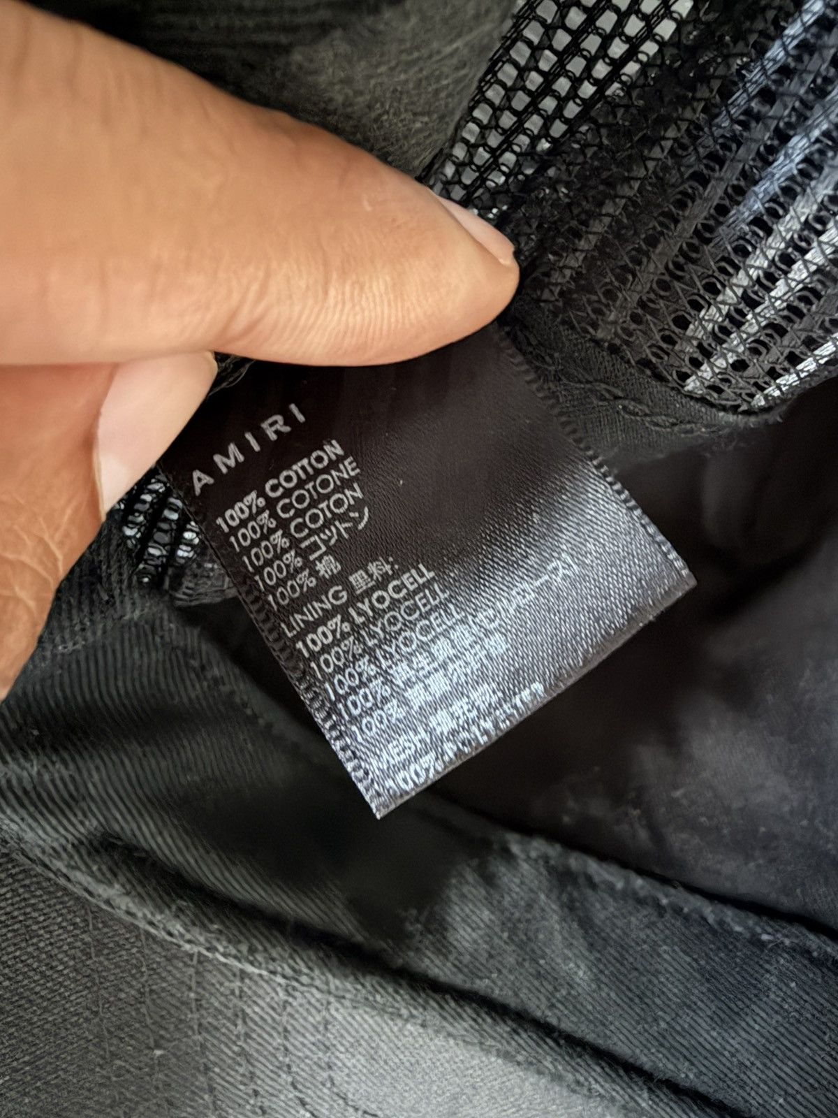 Amiri Amiri Wolf Logo Trucker Size ONE SIZE - 5 Thumbnail