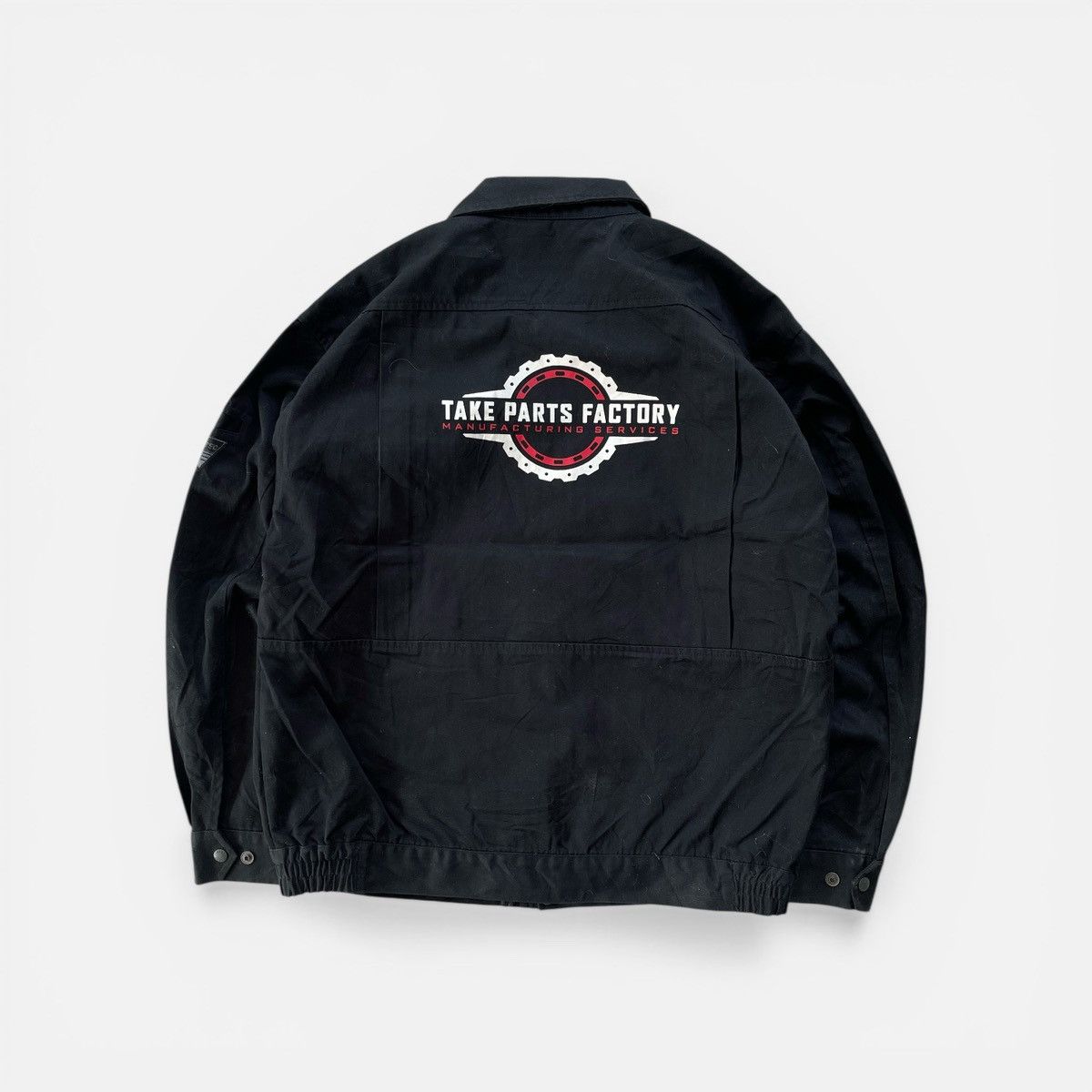 Japanese Brand XEBEC MEN'S EMBROIDERED LOGO WORKS JACKET Size US L / EU 52-54 / 3 - 3 Thumbnail