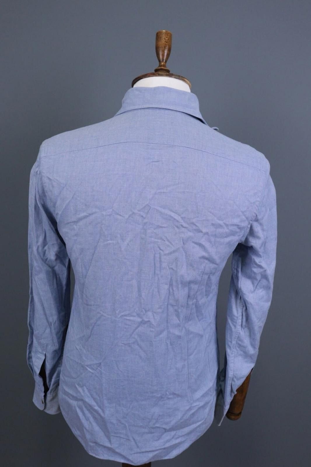 Corneliani Corneliani ID Blue Button Down Long Sleeve Shirt Size 39 Size US M / EU 48-50 / 2 - 8 Thumbnail