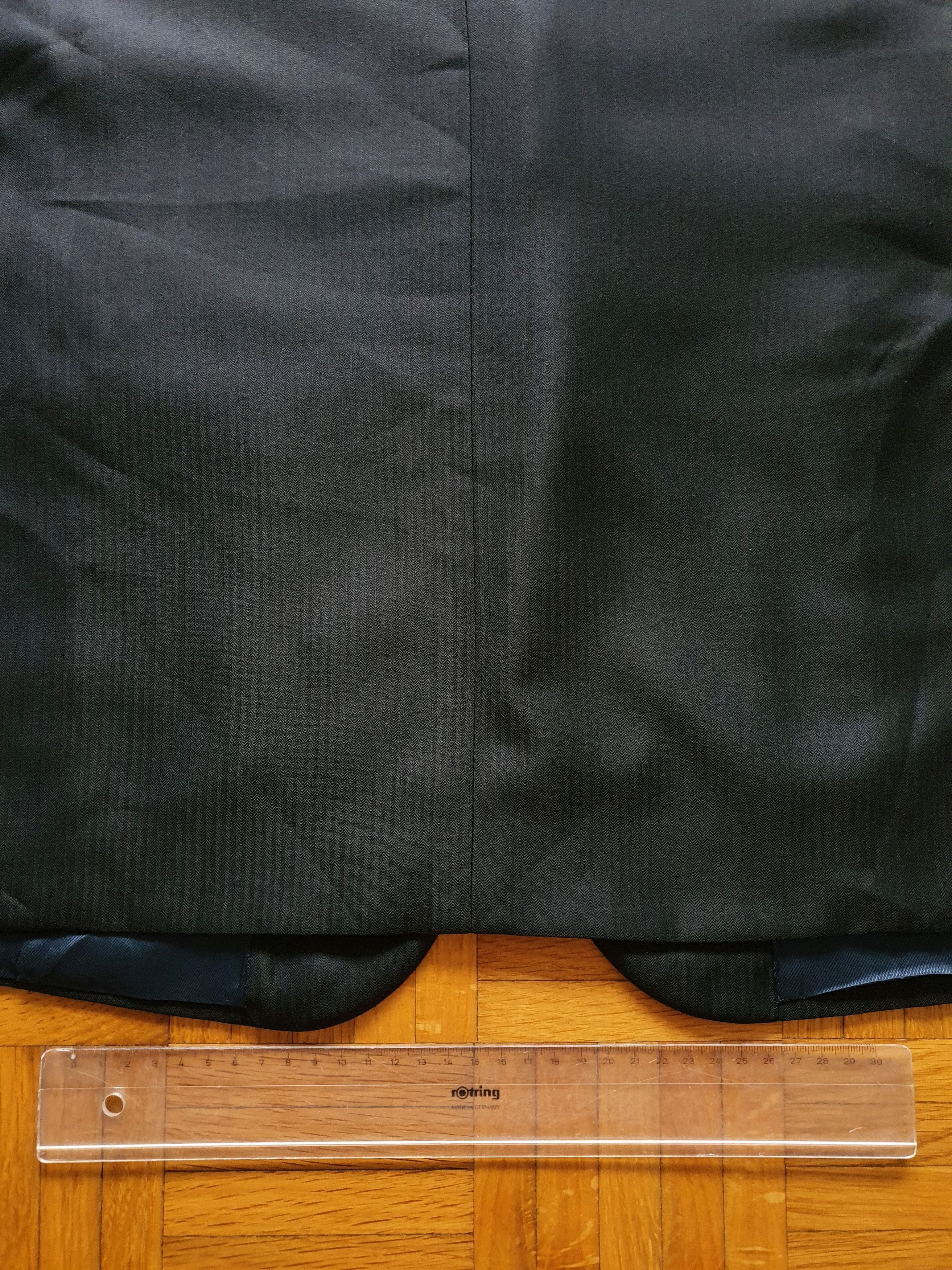 Corneliani ''CC'' Blazer Sports Coat Jacket - Navy, Micro Herringbone Size 44R - 9 Thumbnail