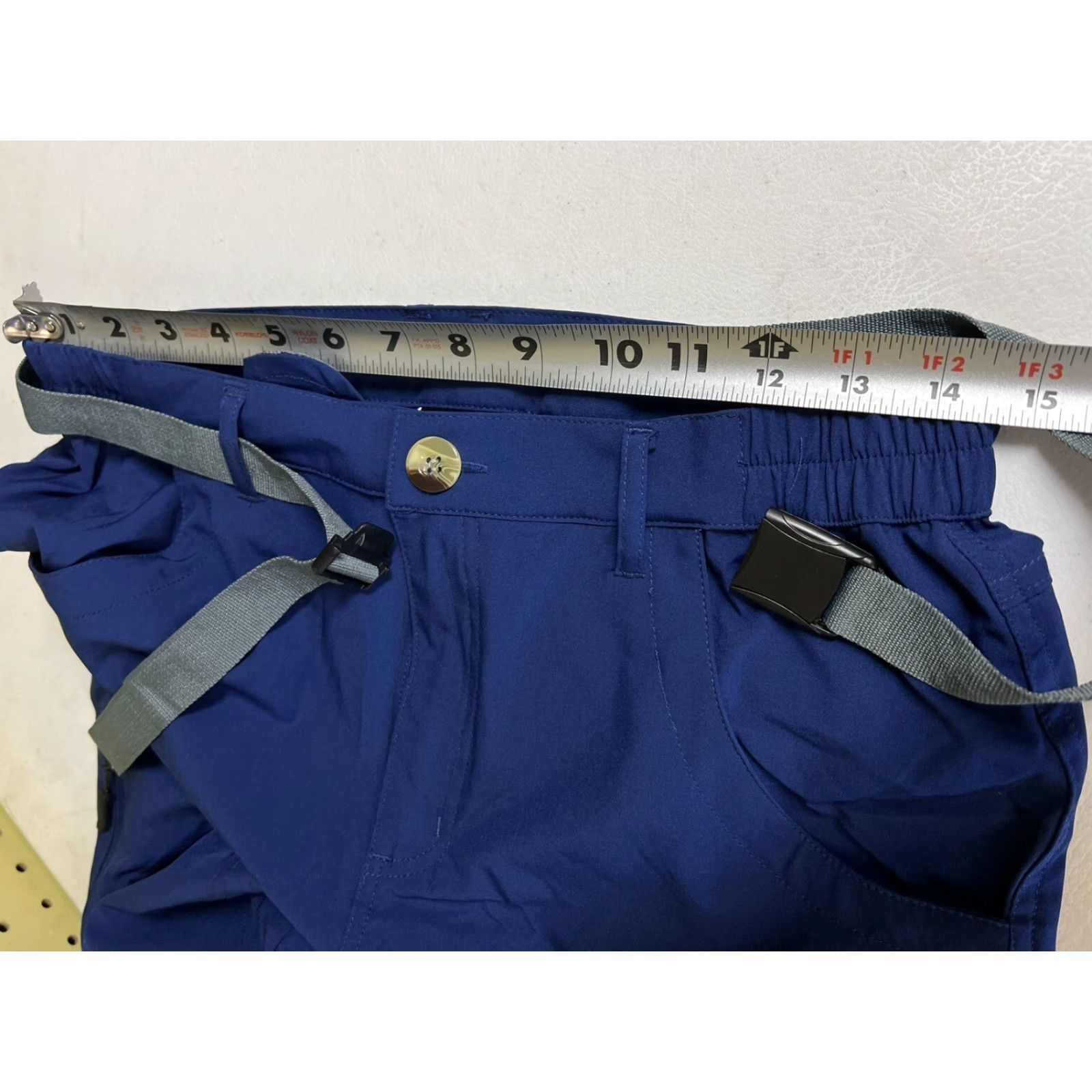 Vintage KD Little Donkey Andy Pants Women's S Blue Convertible Zip-Off Hiking Capri Shorts Size 28" / US 6 / IT 42 - 6 Thumbnail
