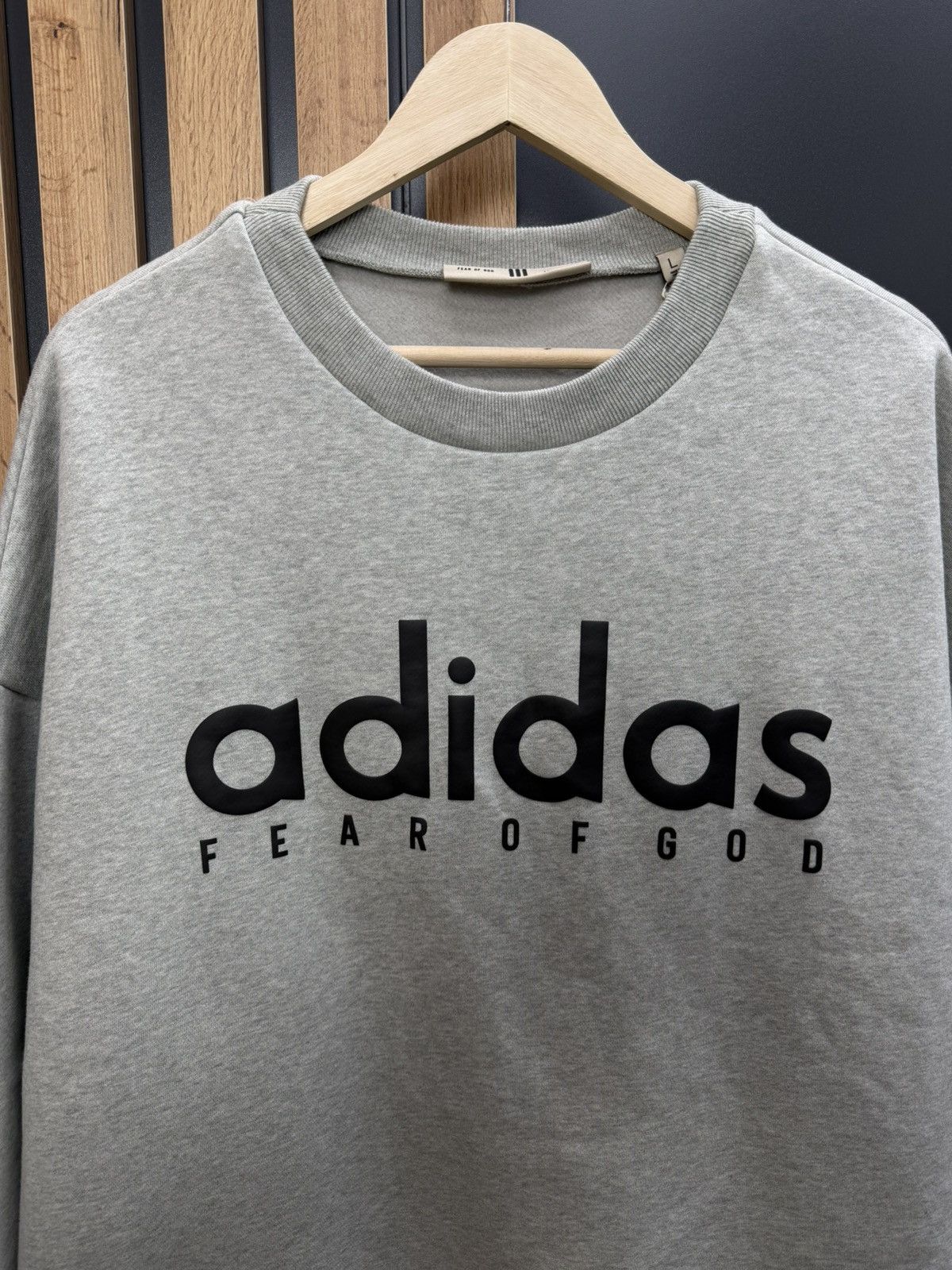 Fear of God Adidas Fear of God Athletics Heavy Fleece Crewneck Size L Size US L / EU 52-54 / 3 - 3 Thumbnail