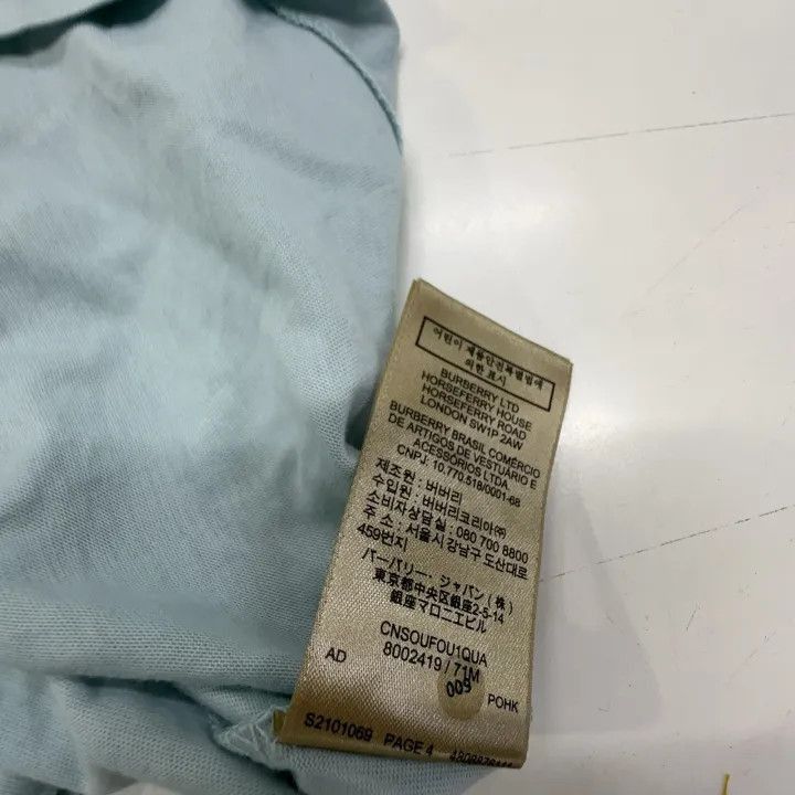 Other Burberry Burberry Logo Embroidered Casual T-Shirt-2507 Size US L / EU 52-54 / 3 - 6 Thumbnail