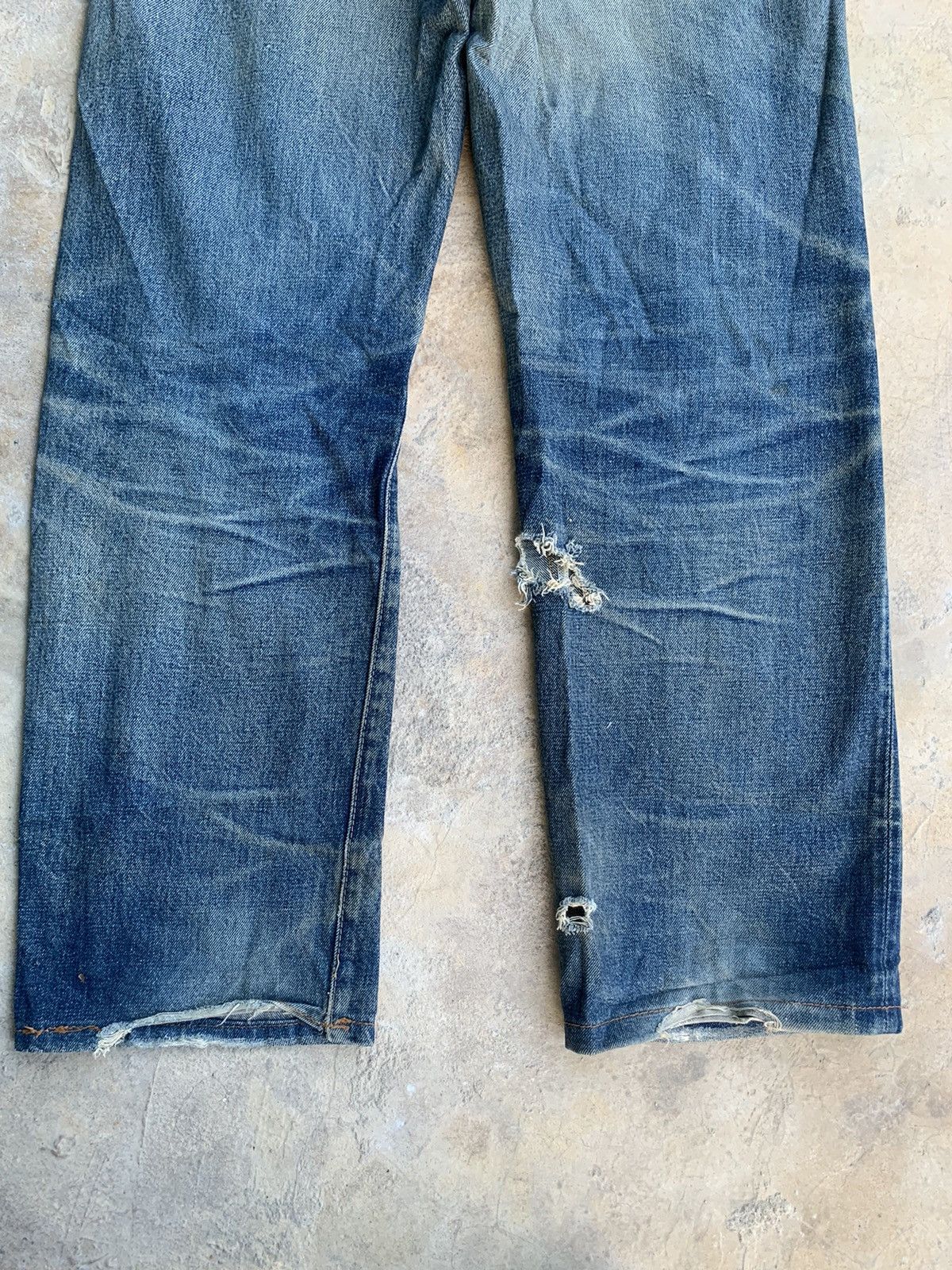 Sugar Cane Vintage Distressed Sugar Cane Redline Selvedge Denim Size US 30 / EU 46 - 19 Thumbnail
