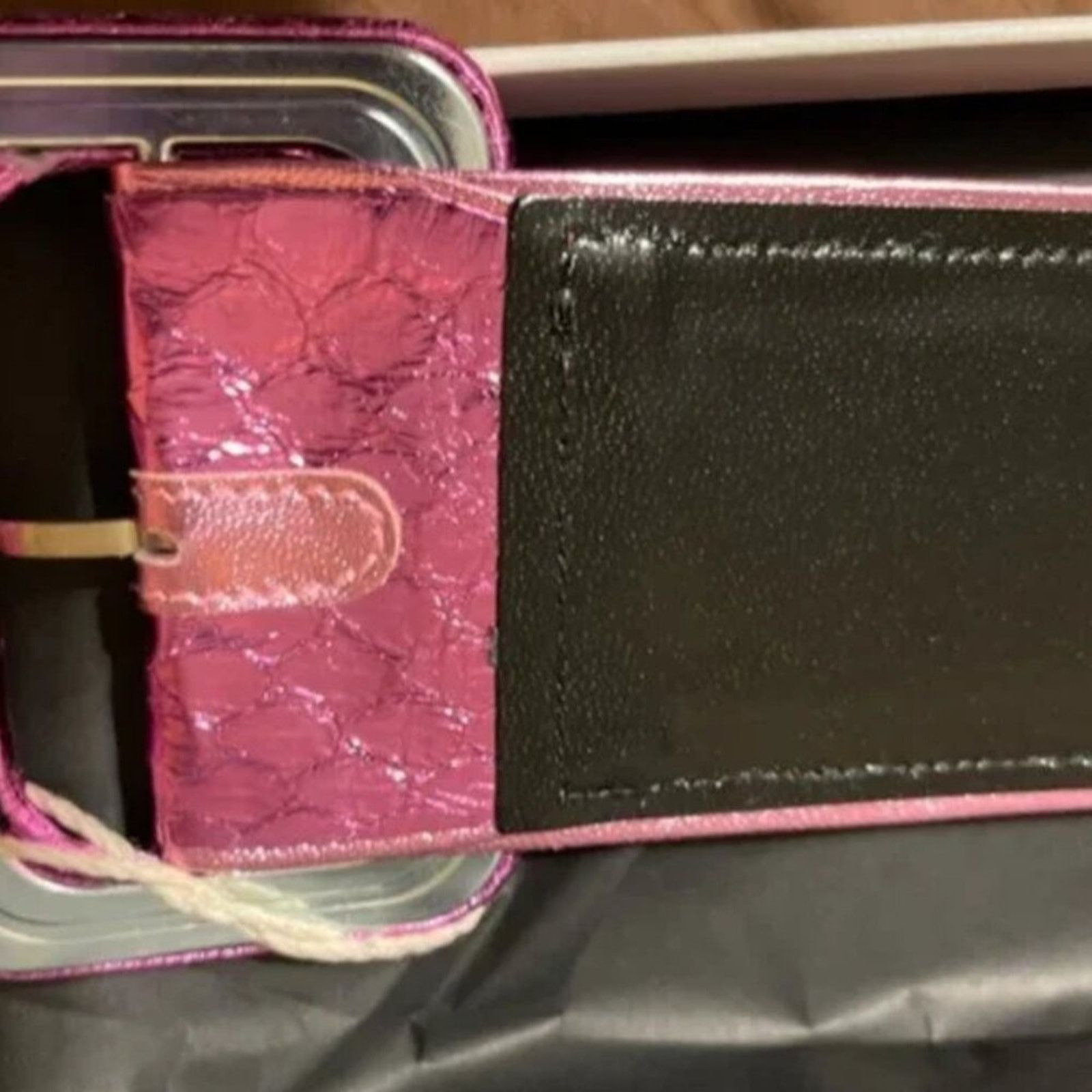 The Attico The Attico pair of Faux leather bracelets pink Size ONE SIZE - 4 Thumbnail
