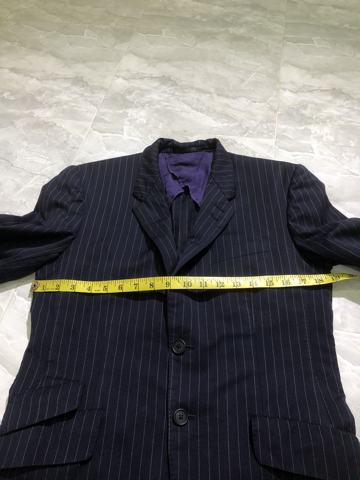 Cerruti 1881 × Paul Smith Paul Smith x Lanificio Cerruti stripe blazer single breasted Size 38R - 20 Thumbnail