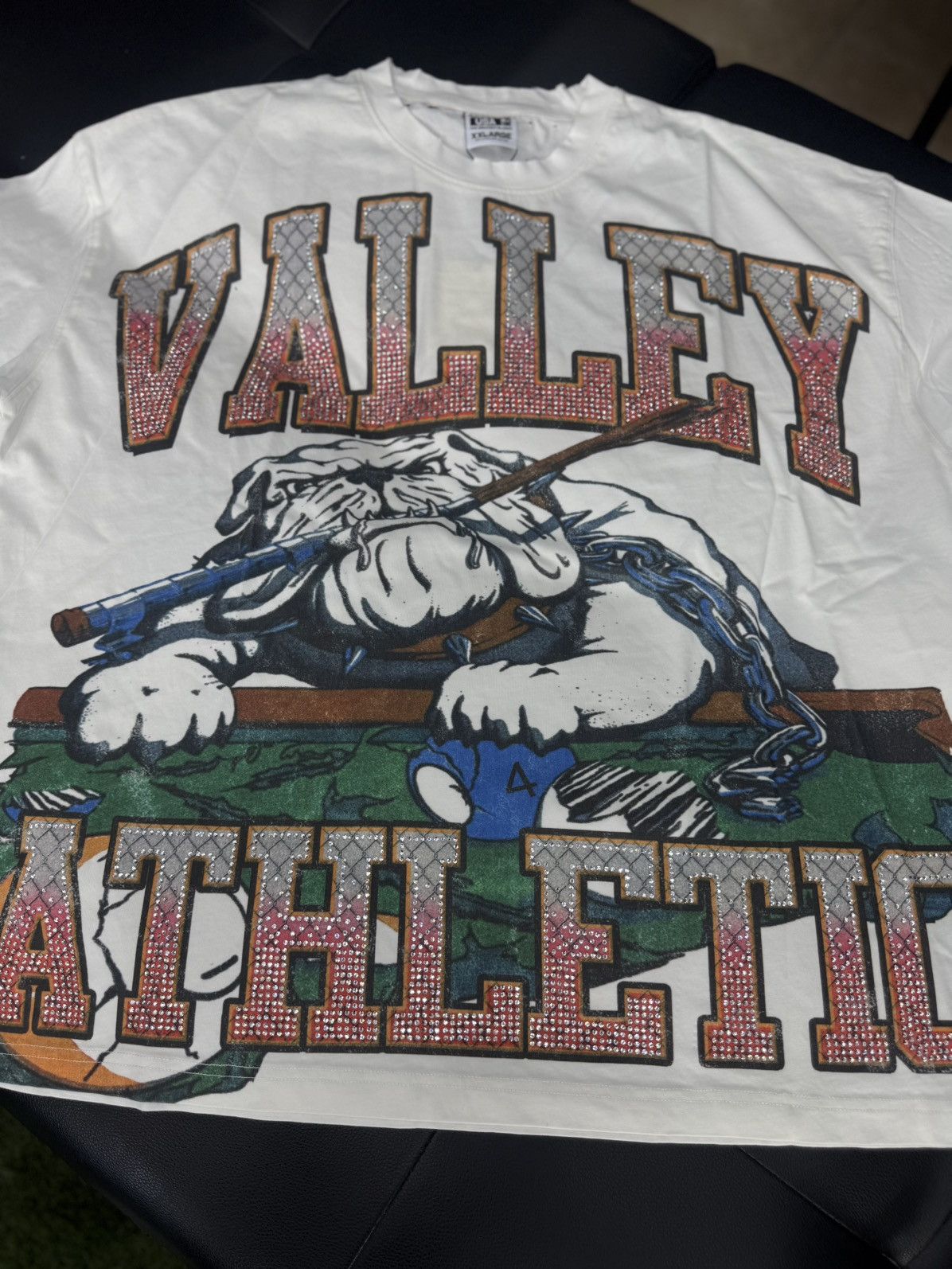 Vale Valley Stone BullDog Tee Shirt Shiny Size XXL (NEW) Size US XXL / EU 58 / 5 - 5 Thumbnail