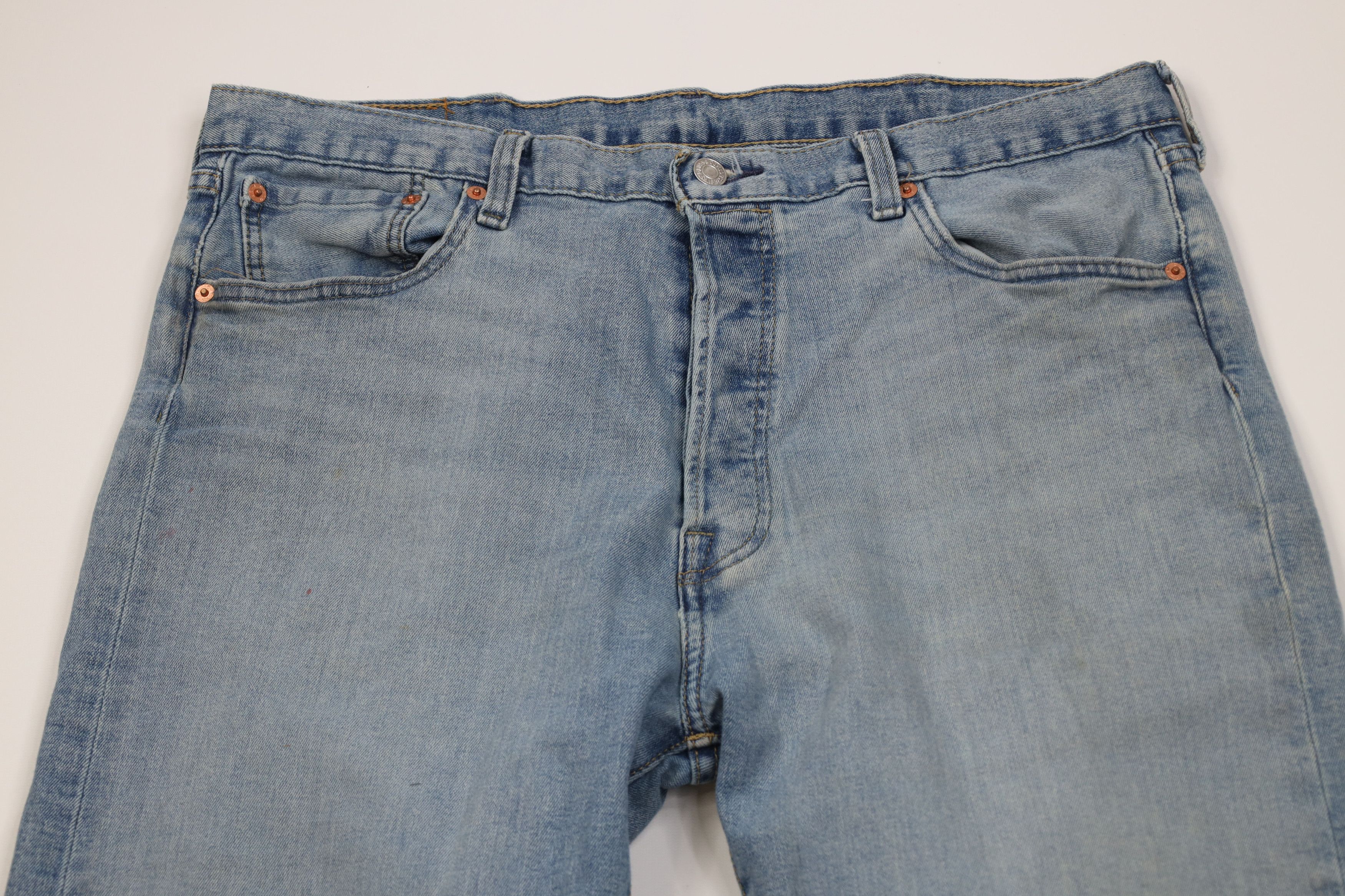 Levi's Vintage Y2K Levis 501xx Button Fly Original Fit Jeans Blue Size US 38 / EU 54 - 2 Thumbnail