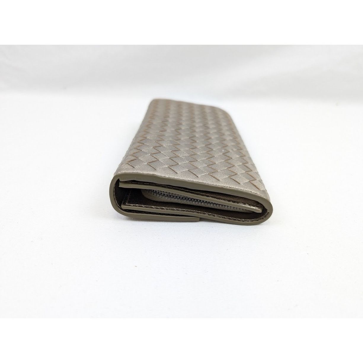 Bottega Veneta o1rshd1 Size : OS/ Intrecciato Gros Grain Wallet in Champign Size ONE SIZE - 4 Thumbnail