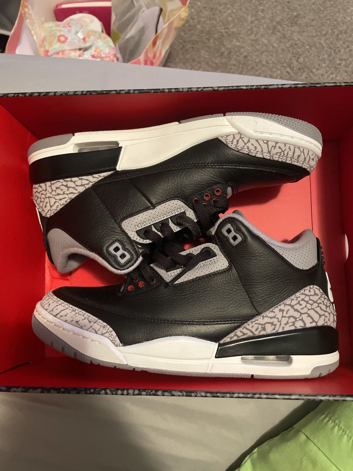 Jordan Brand Black cenent 3s reimagined Size US 8.5 / EU 41-42 - 1 Thumbnail
