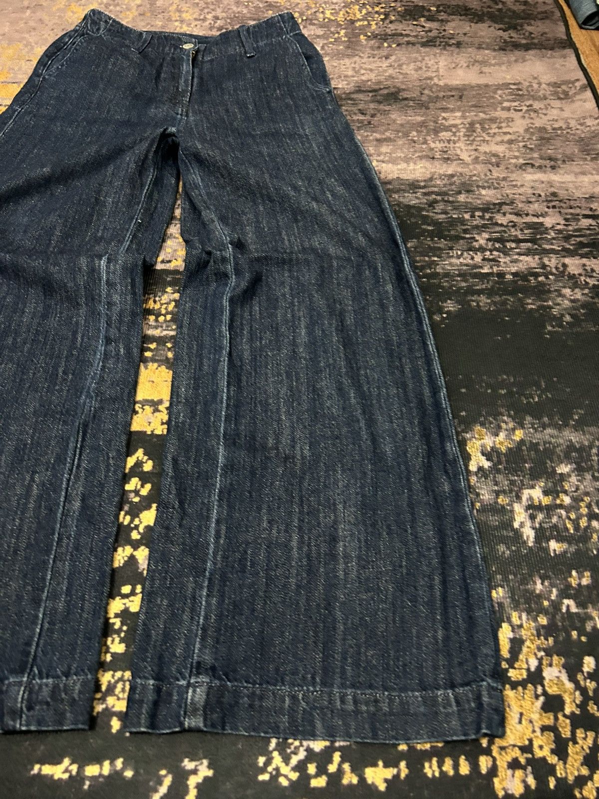 Issey Miyake PLST Japan Wide Leg Pants Size US 27 - 6 Thumbnail