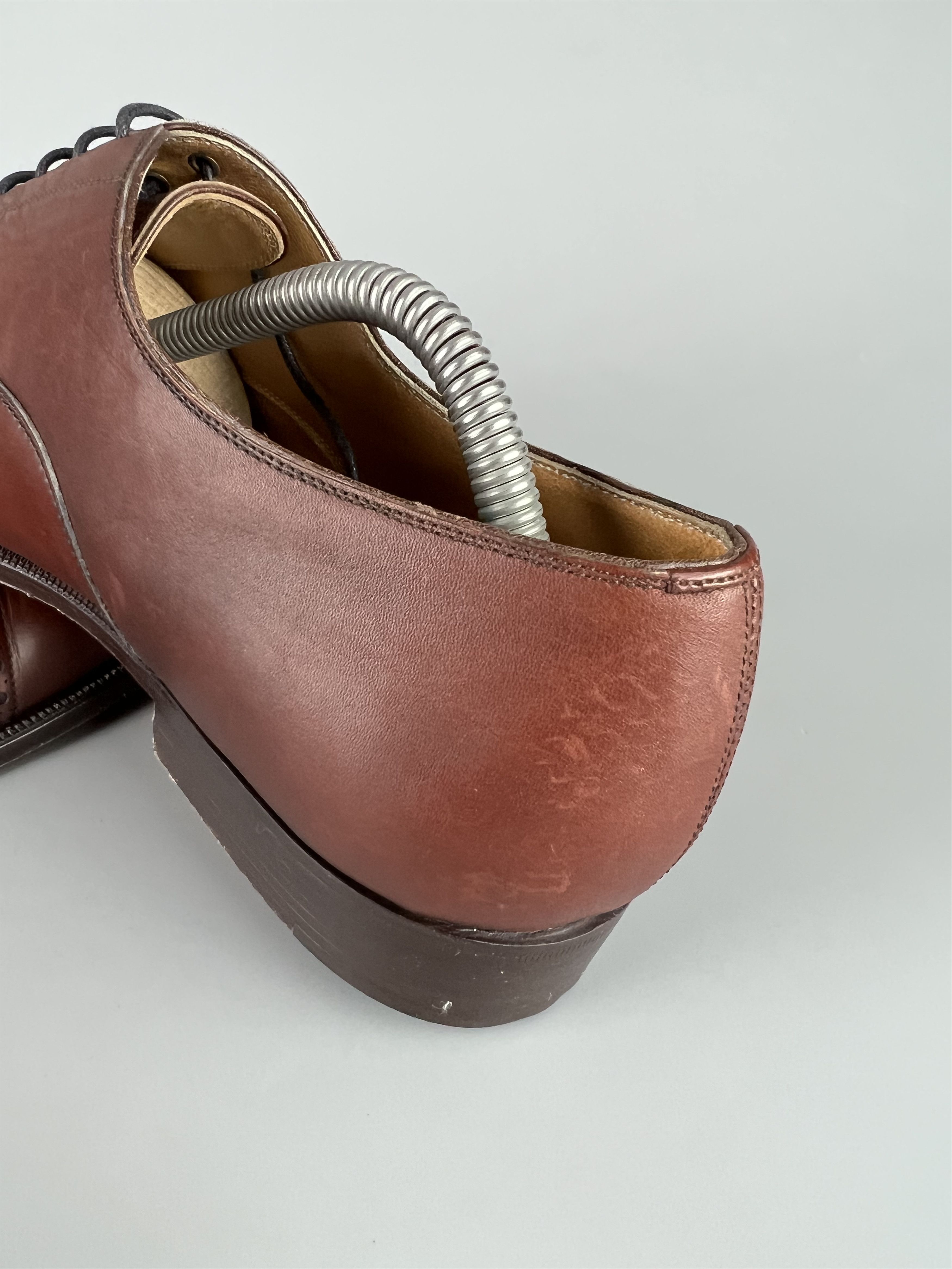 Ermenegildo Zegna Ermenegildo Zegna Brown Oxford Shoes Size US 9 / EU 42 - 7 Thumbnail