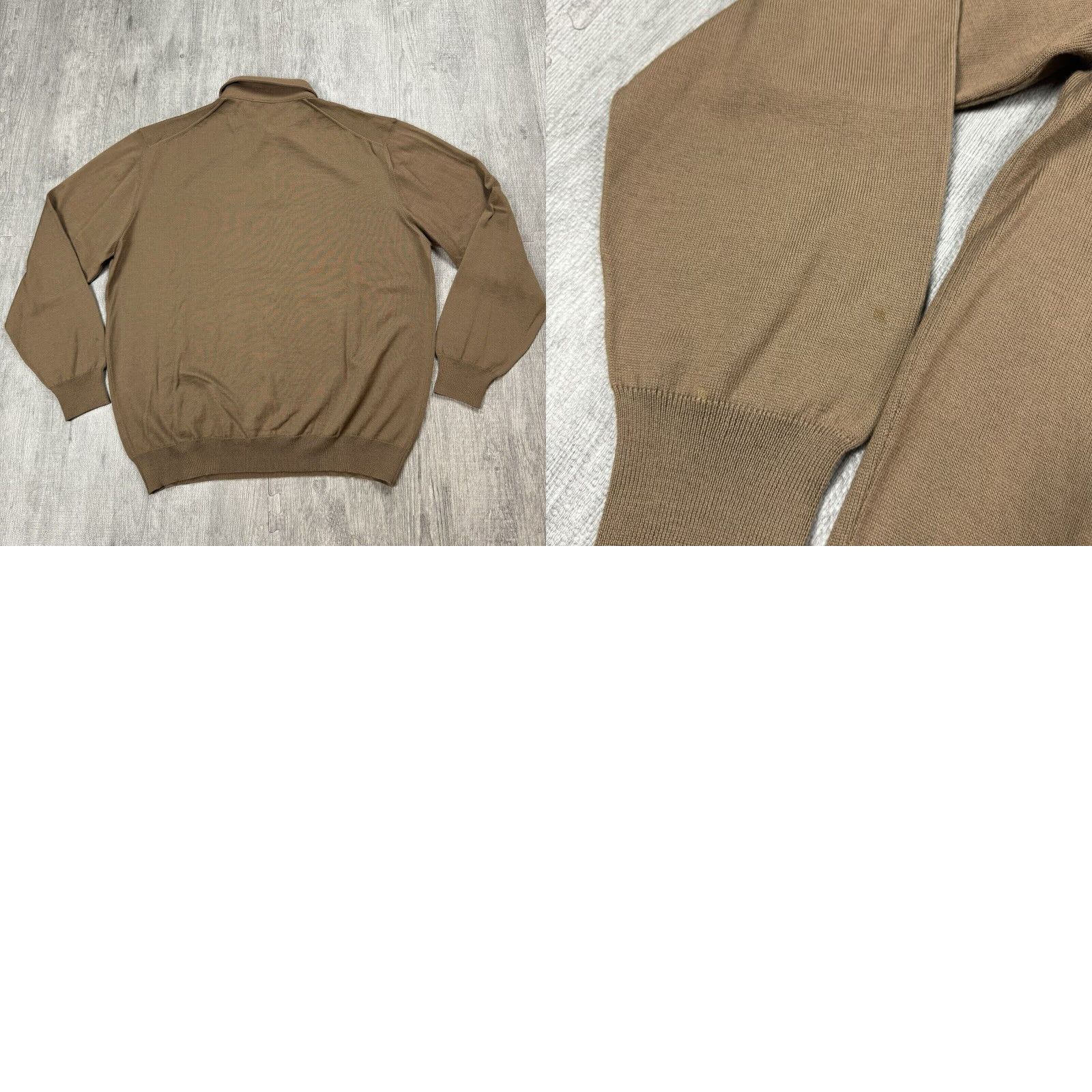 Ermenegildo Zegna VINTAGE Ermenegildo Zegna Wool Sweater Mens 2Xl Classic Fit Brown All Seasons Italy Size US XXL / EU 58 / 5 - 8 Thumbnail