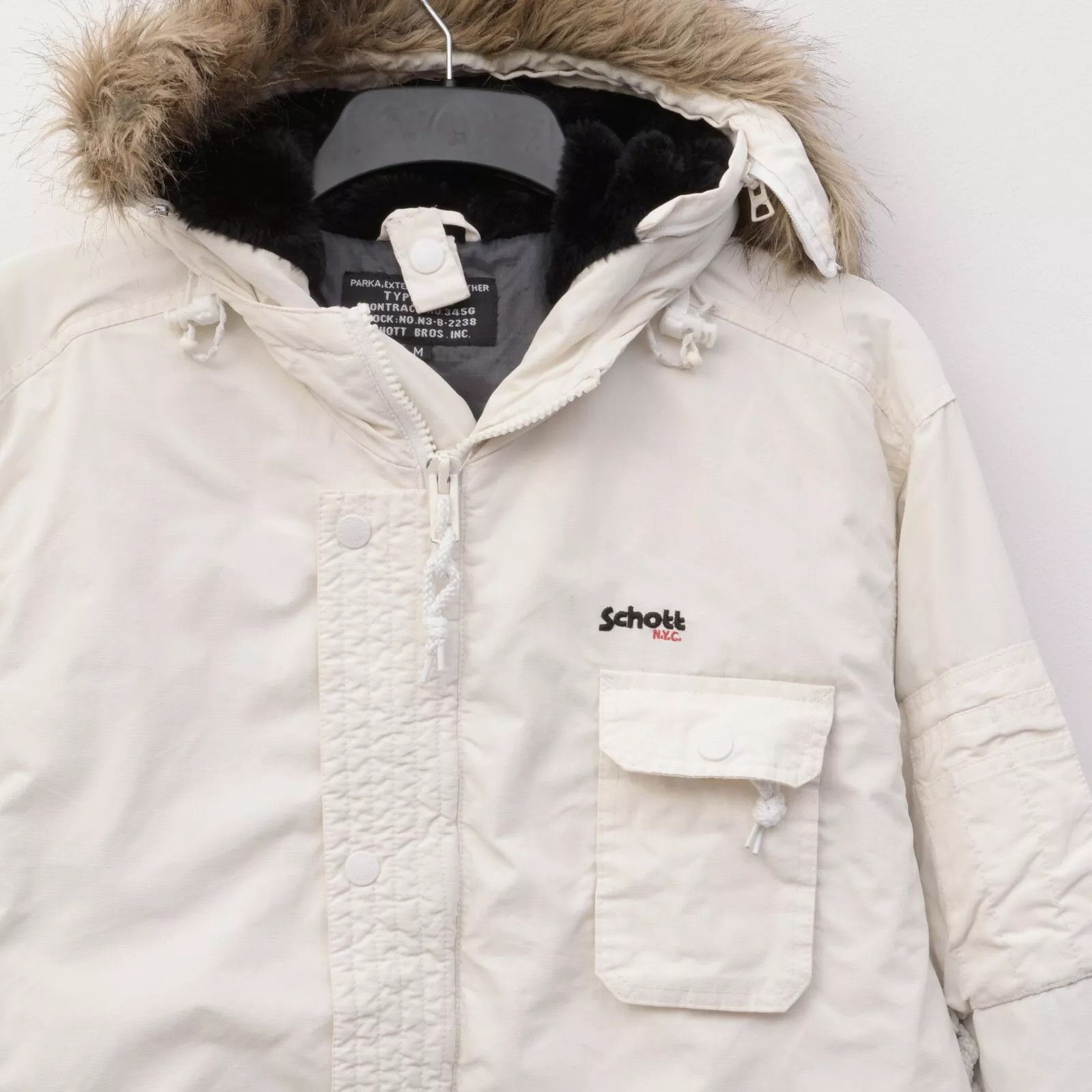 Schott NYC Women's M Parka Jacket Coat Outdoor US 8 Overcoat Parka Size M / US 6-8 / IT 42-44 - 6 Thumbnail