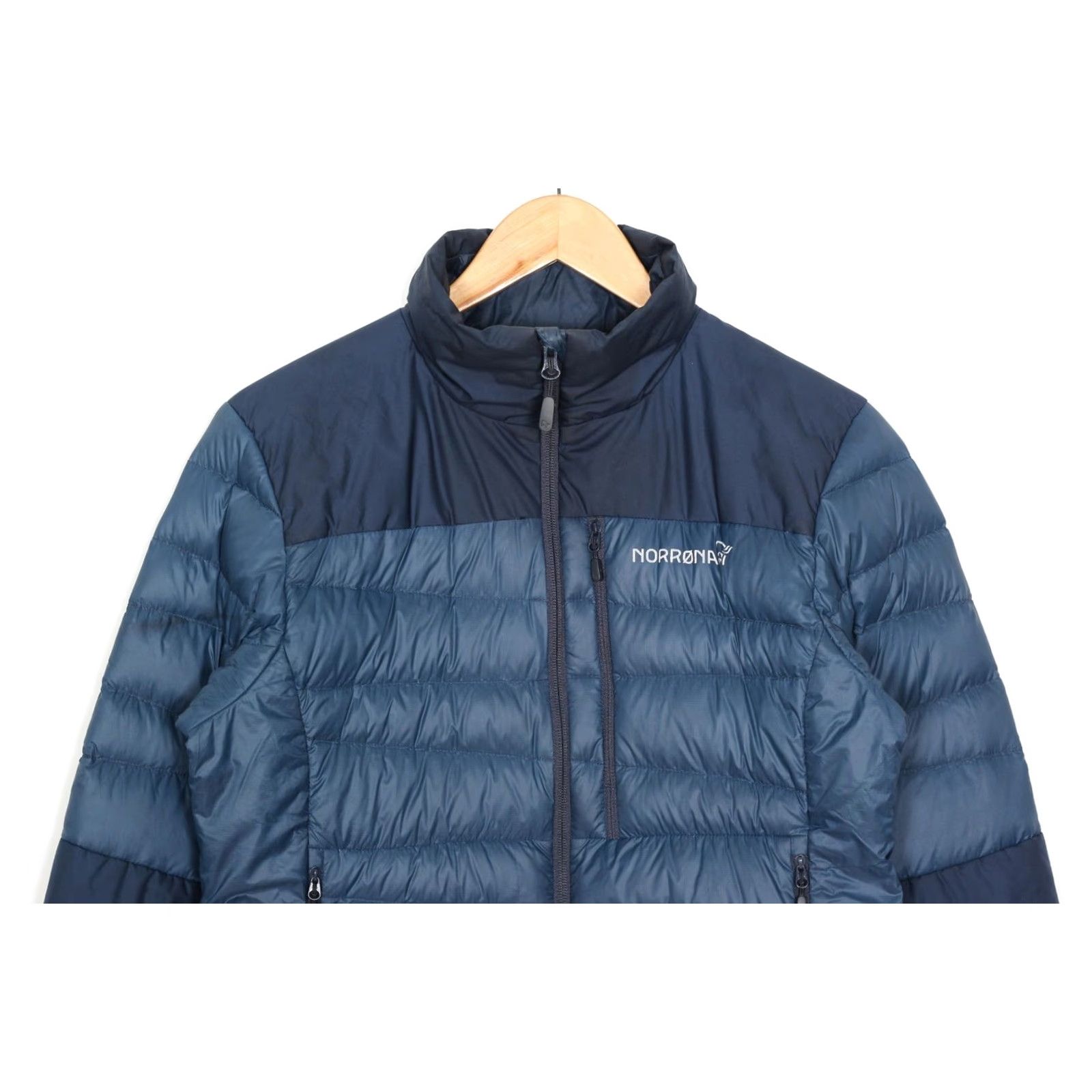 Vintage NORRONA Falketind Down 750 Puffer Jacket Women Size M Blue Regular M Women Jacket Down Nolll Size M / US 6-8 / IT 42-44 - 2 Thumbnail