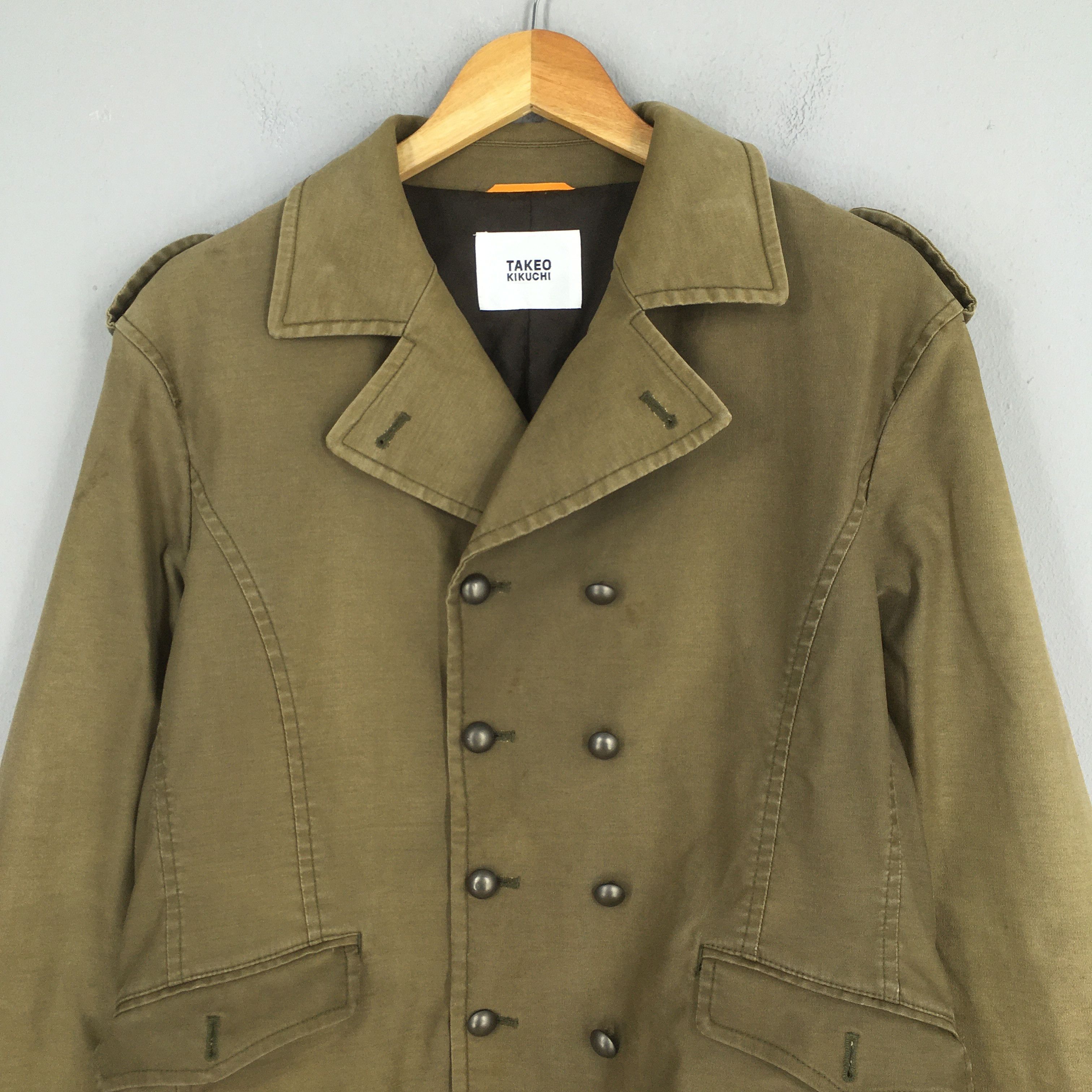 Takeo Kikuchi Vintage 1990s Takeo Kikuchi Japan Double Breasted Jacket M Size US M / EU 48-50 / 2 - 2 Thumbnail