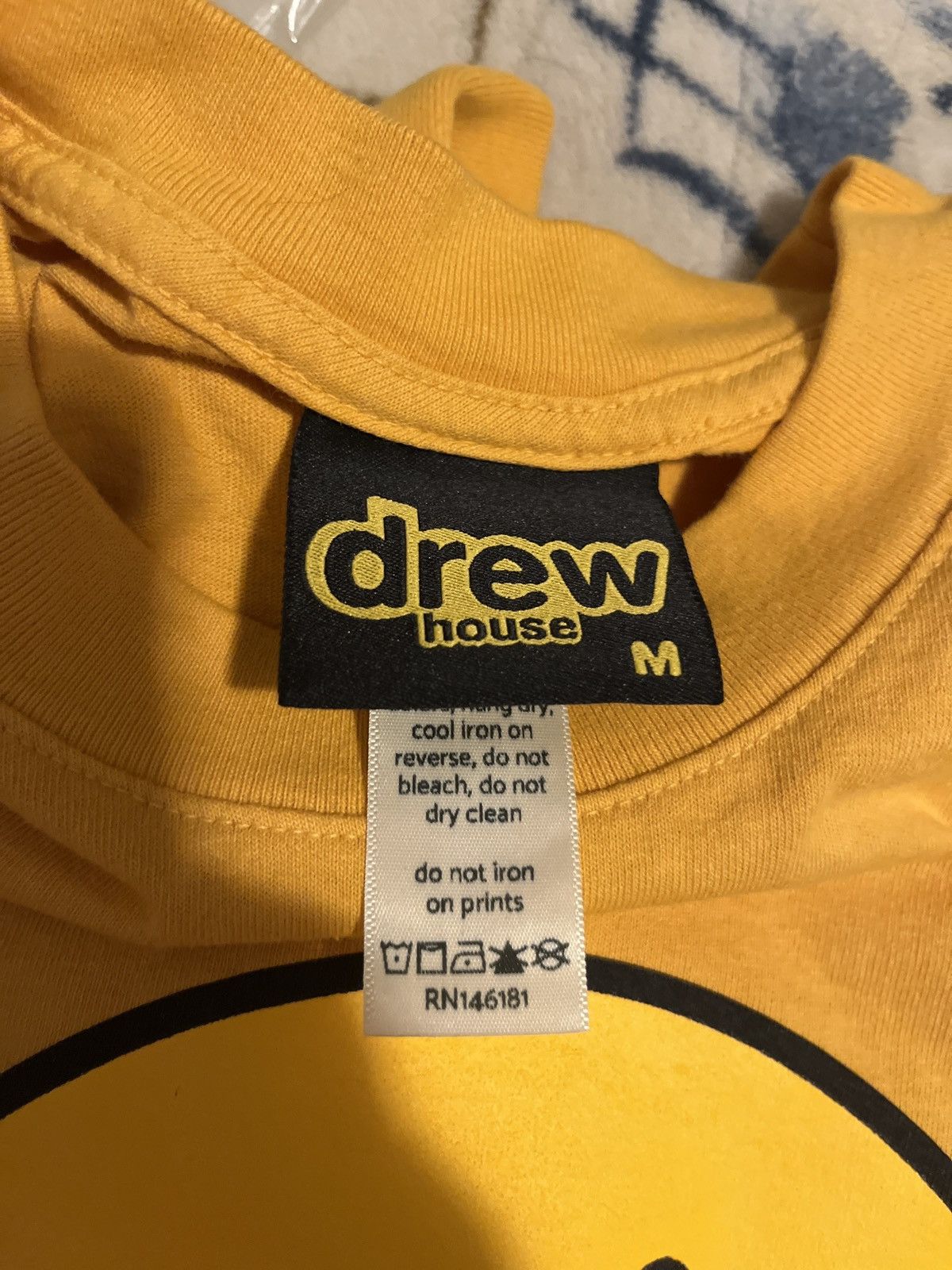 Drew House Drew house mascot long sleeve golden yellow tshirt Size US M / EU 48-50 / 2 - 4 Thumbnail
