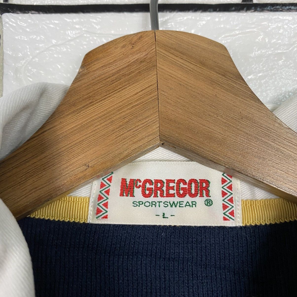 Japanese Brand Vintage Rugby Collar Long Sleeve Mc Gregor Issey Miyake Size US L / EU 52-54 / 3 - 18 Thumbnail