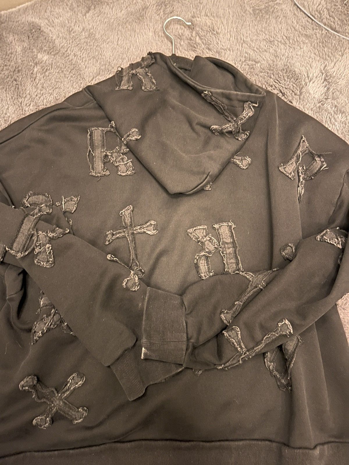 Racer Worldwide racer worldwide black patch hoodie Size US L / EU 52-54 / 3 - 2 Thumbnail