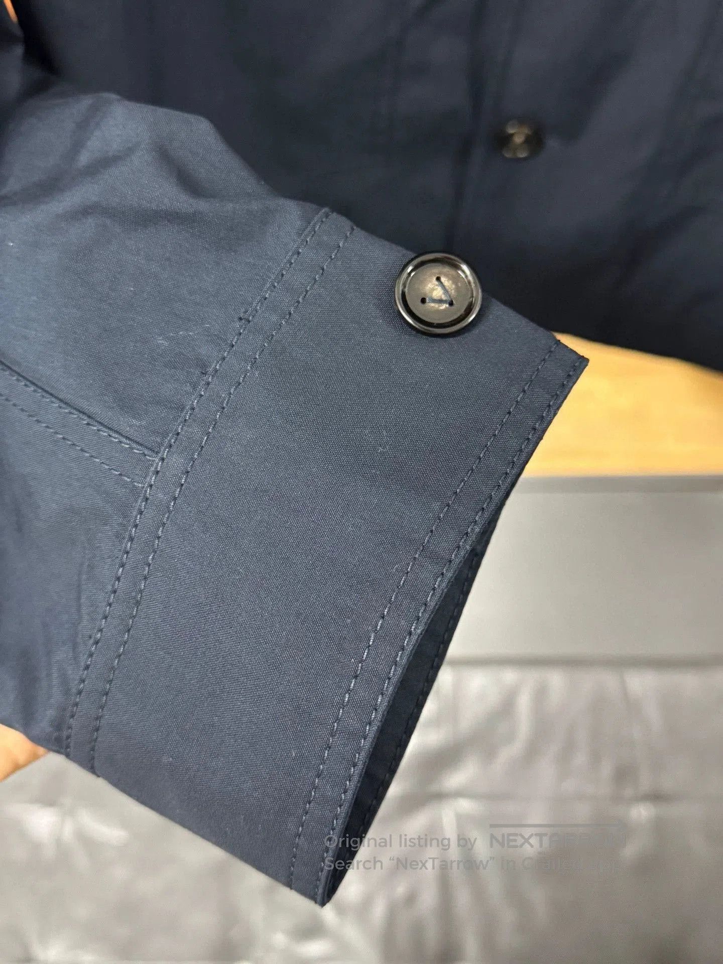 Bottega Veneta Bottega Veneta Men's Long Sleeve Jacket Navy Blue. Size US L / EU 52-54 / 3 - 3 Thumbnail