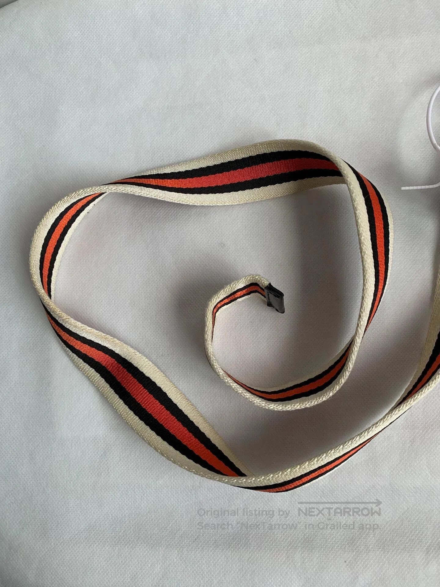 Gucci Gucci Red Black Stripe Belt. Size ONE SIZE - 4 Thumbnail