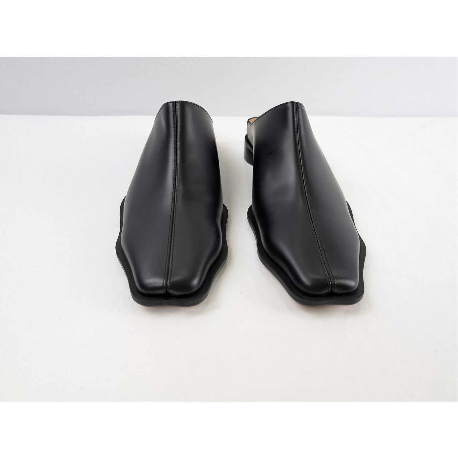 Maison Margiela o1rshd1 MM6 Maison Margiela Leather Mules Sandals Slippers Size US 11 / EU 44 - 8 Thumbnail