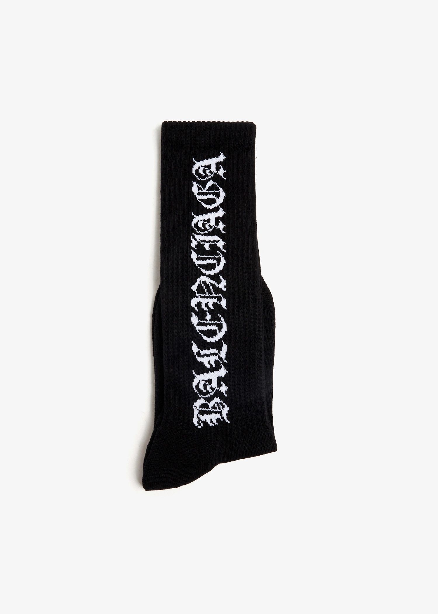 Balenciaga o1tr1nto0725 Size: S / Gothic Type Socks in Black Size ONE SIZE - 1 Thumbnail