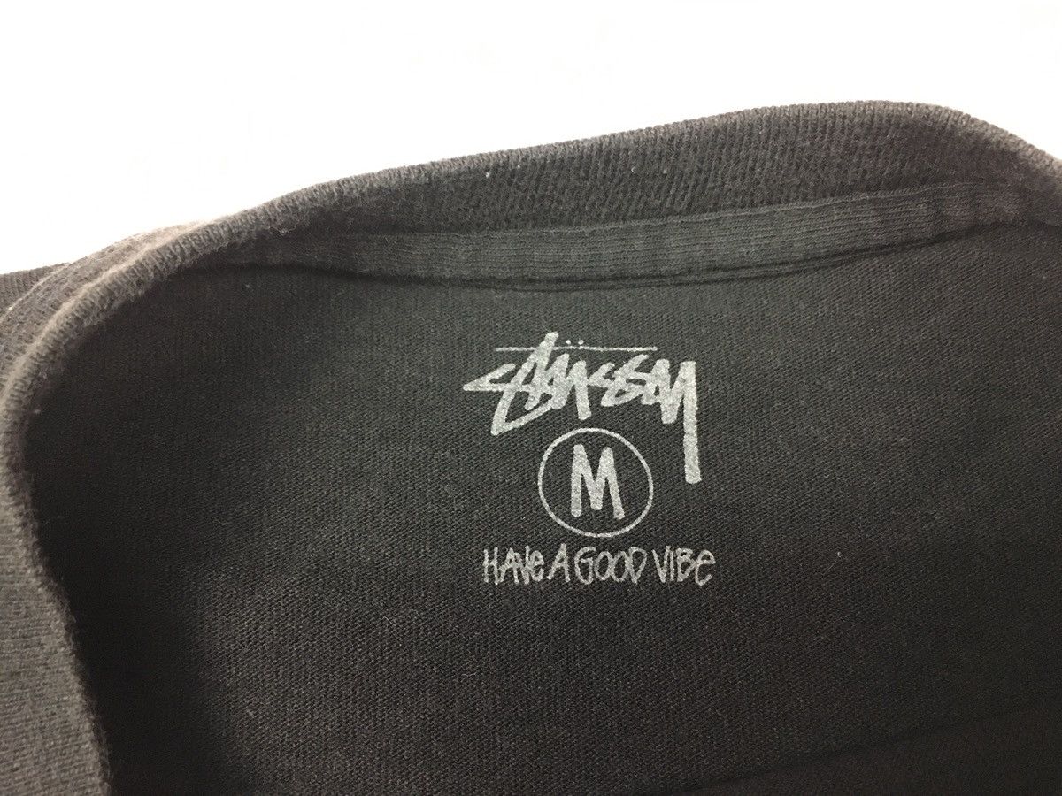 Stussy × Vintage 90s Stussy Intl World Tribe Good Vibe Box Logo Printed Tee Size US M / EU 48-50 / 2 - 4 Thumbnail