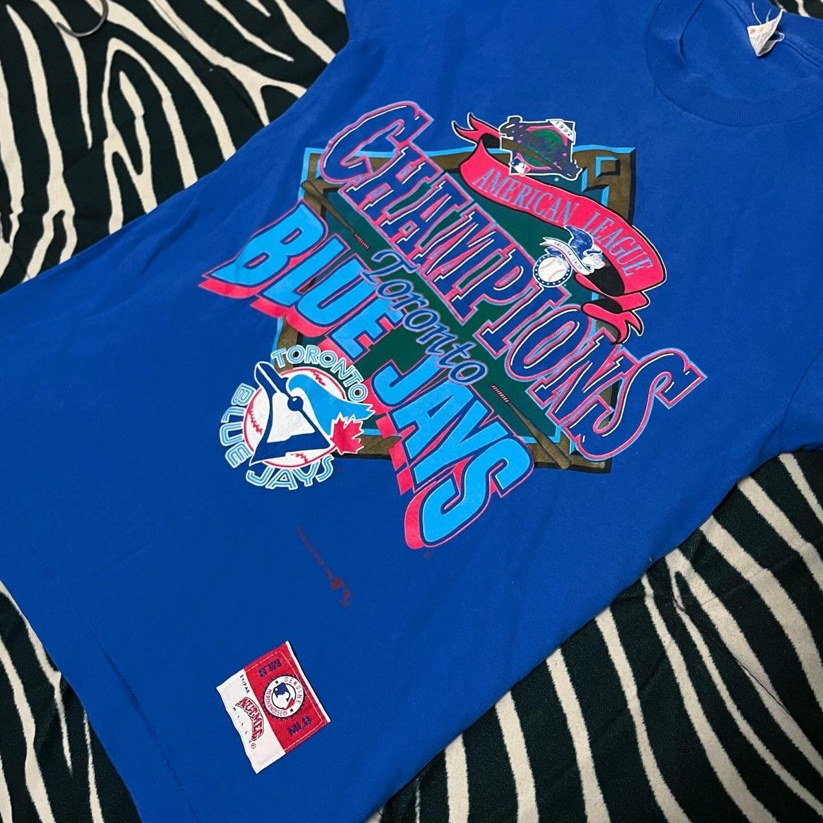 MLB × Vintage Toronto Blue Jays Vintage 90s Ravens T-shirt Size US M / EU 48-50 / 2 - 4 Thumbnail