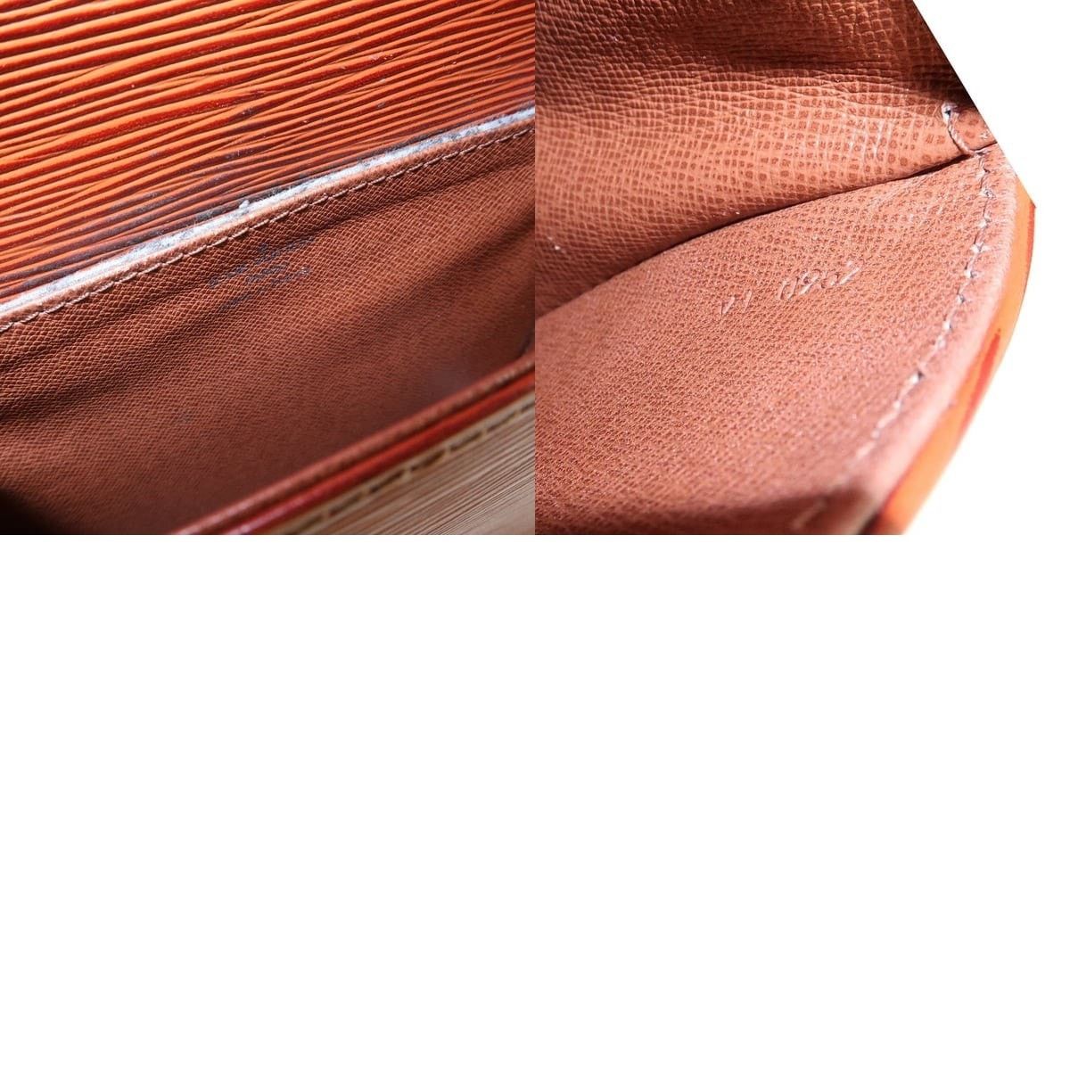 Louis Vuitton Louis Vuitton Epi Saint Cloud Shoulder Bag Leather Brown Size ONE SIZE - 8 Thumbnail