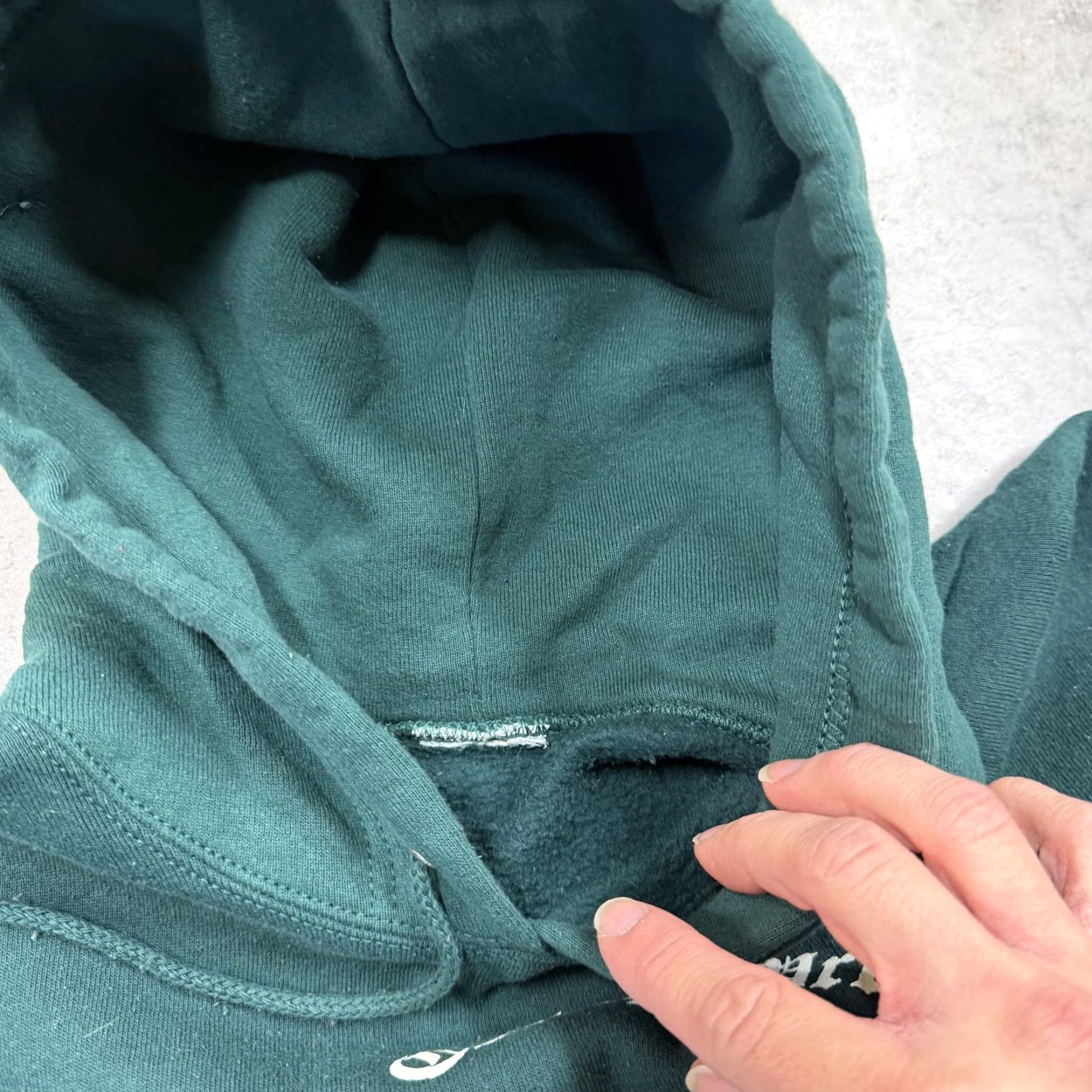 Vintage VINTAGE Cambridge College Hoodie Sweatshirt Mens XL Green England 90s university Size US XL / EU 56 / 4 - 5 Thumbnail