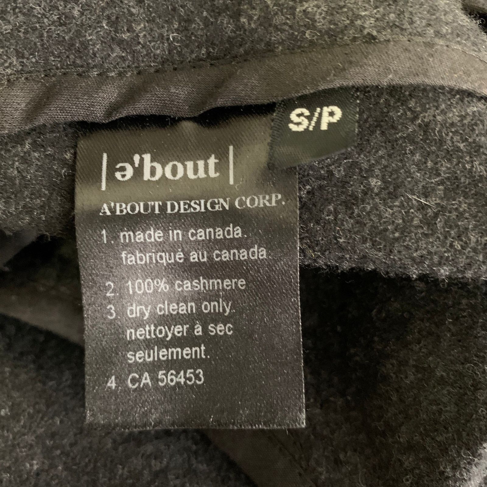 Other A'BOUT Size S Dark Grey Cashmere Heather Cardigan Jacket Size S / US 4 / IT 40 - 4 Thumbnail