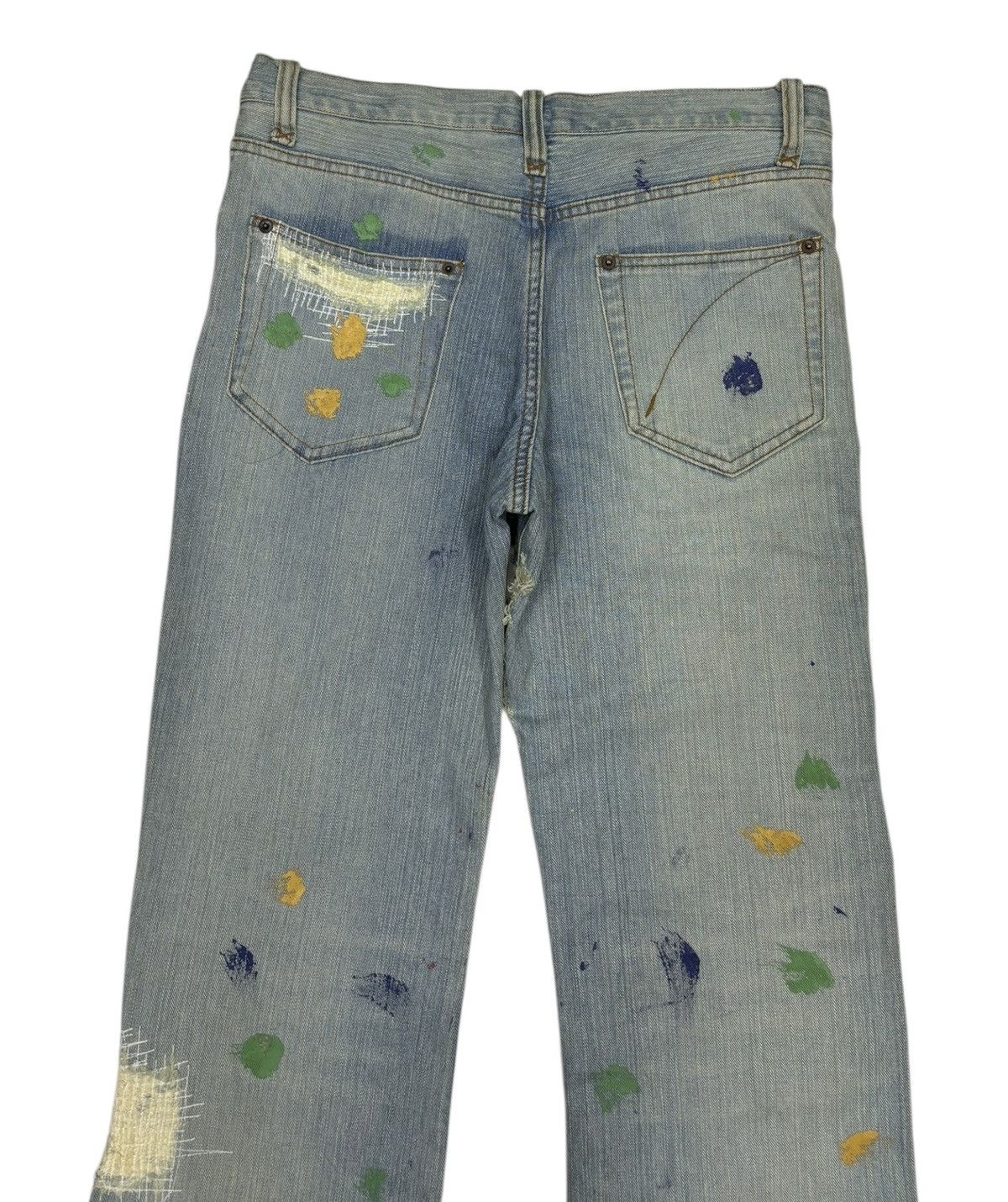 If Six Was Nine × Japanese Brand × Kapital Vintage Exhibitionist Patchwork Boro Sashiko Distress Denim Size US 32 / EU 48 - 3 Thumbnail