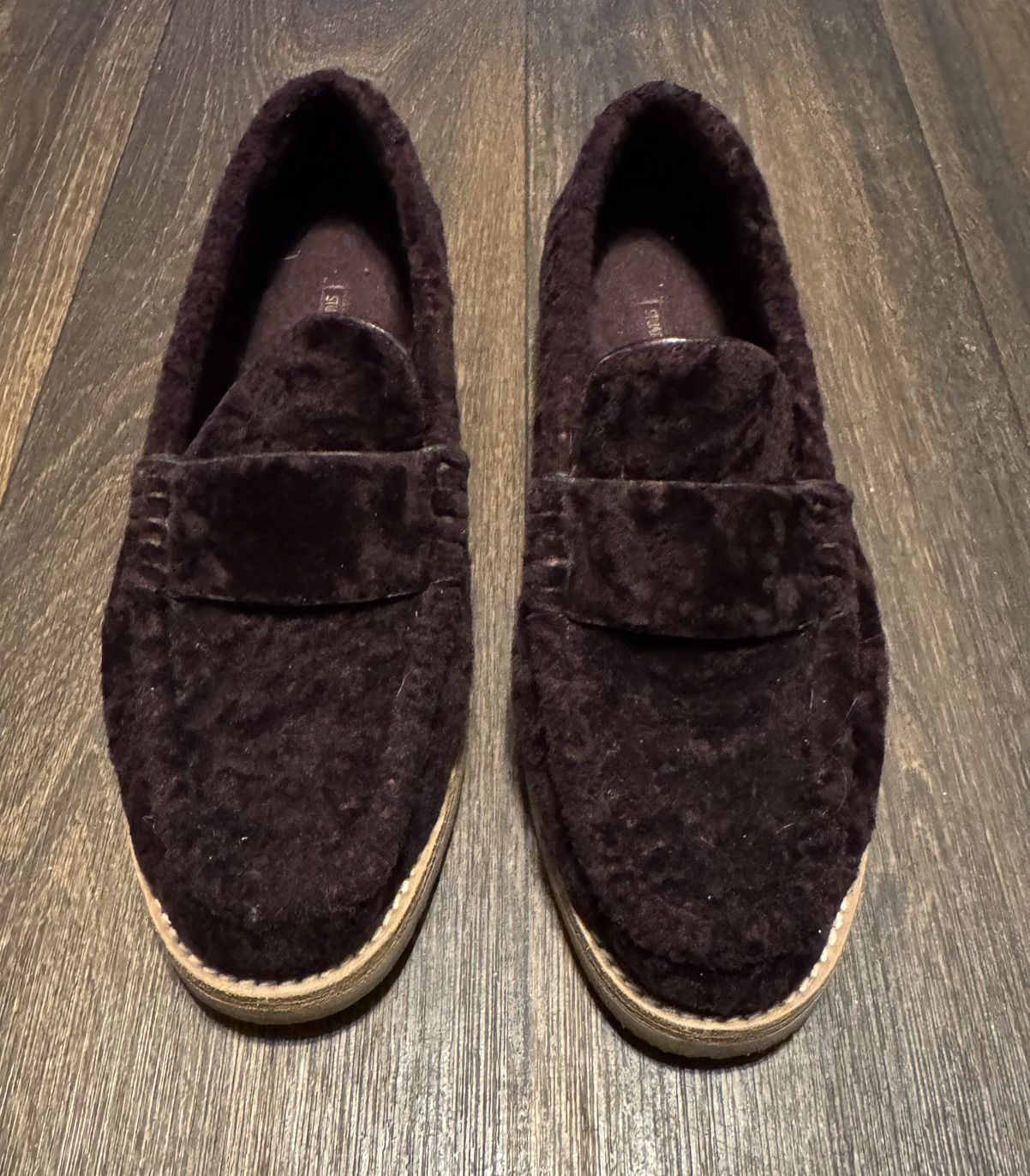 Stuart Weitzman Stuart Weitzman Bromley Shearling Lamb Loafers Size US 9 / IT 39 - 1 Thumbnail