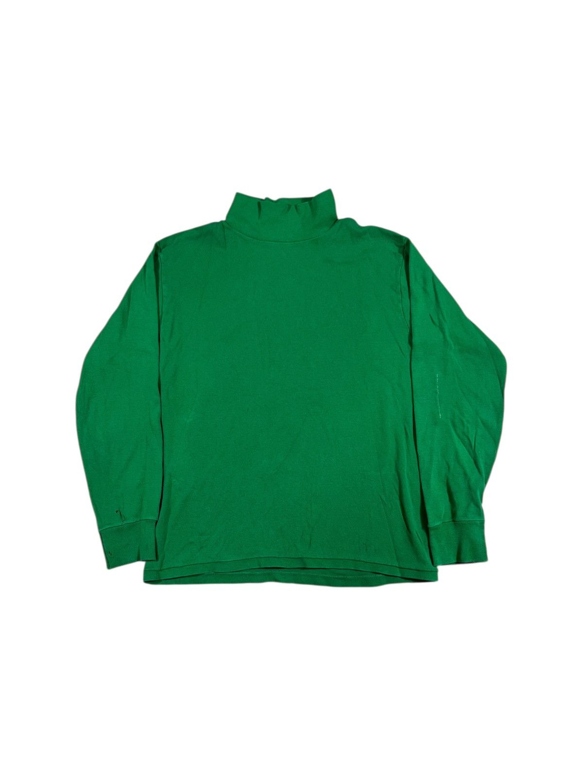Vintage Vintage 80s US Military Flight Deck Jersey Shirt Green Size US L / EU 52-54 / 3 - 1 Thumbnail