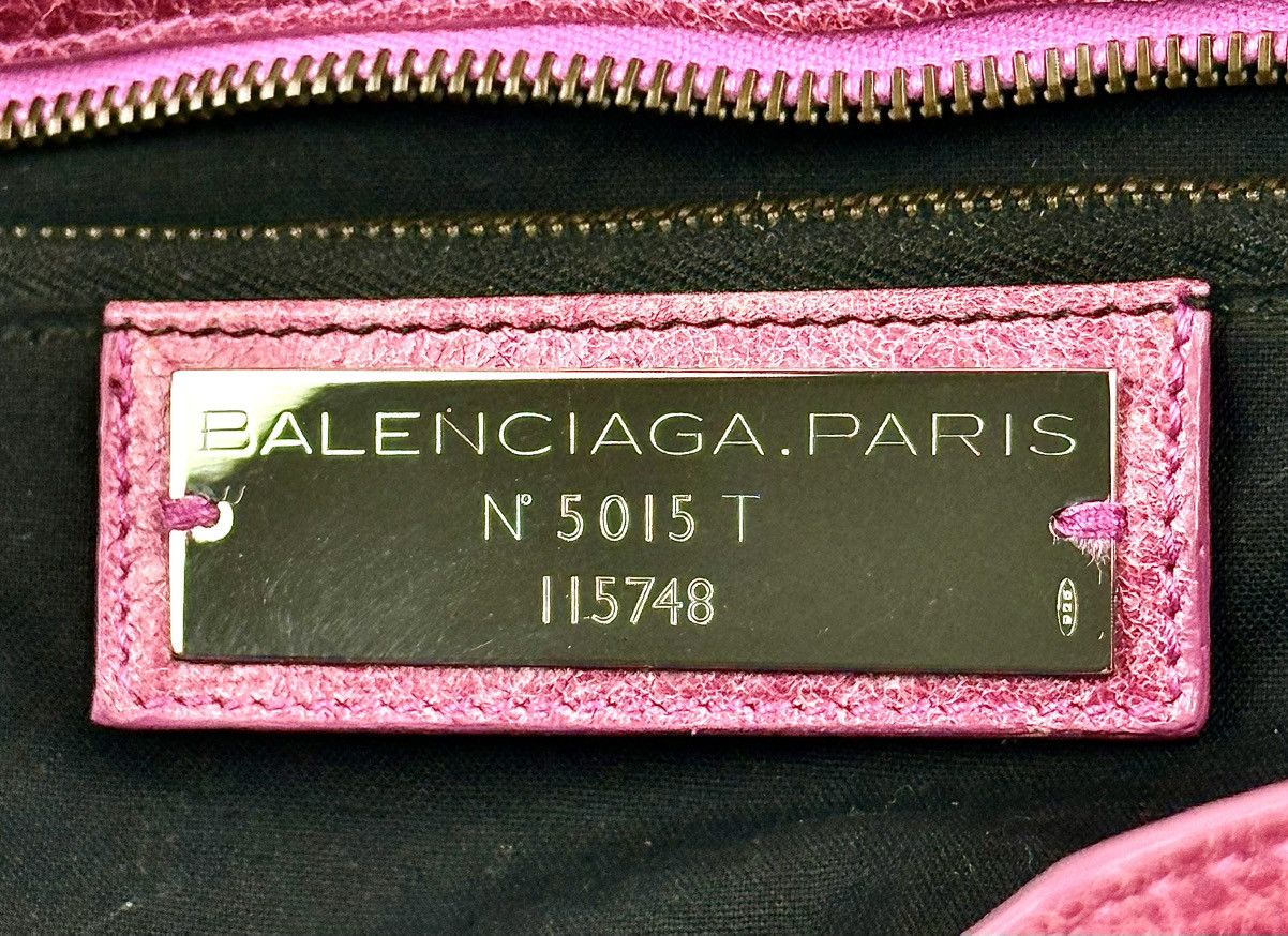 Balenciaga Balenciaga - Classic - Distressed - Metallic Pink - Le City Size ONE SIZE - 18 Thumbnail