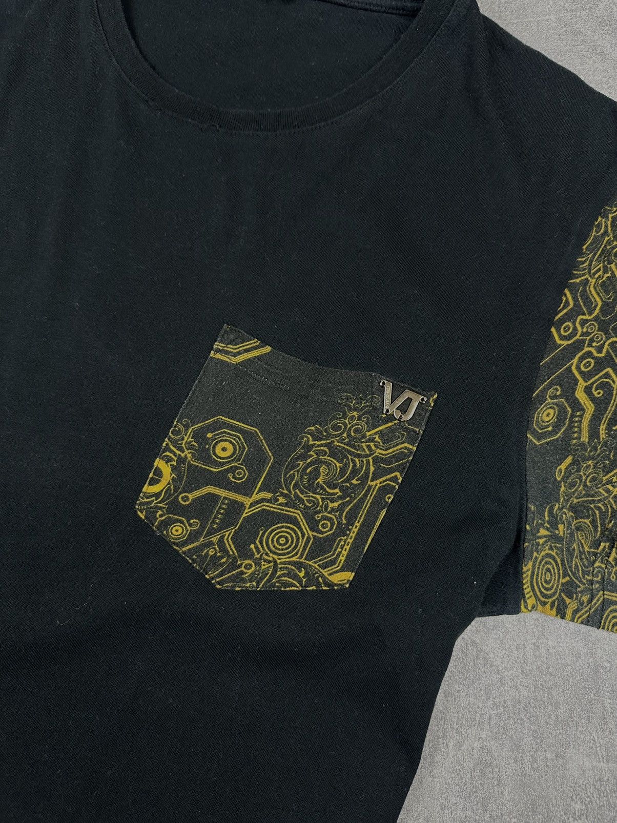 Versace Versace Jeans Luxury T-Shit Multi-Printed Sleeves Size US S / EU 44-46 / 1 - 5 Thumbnail