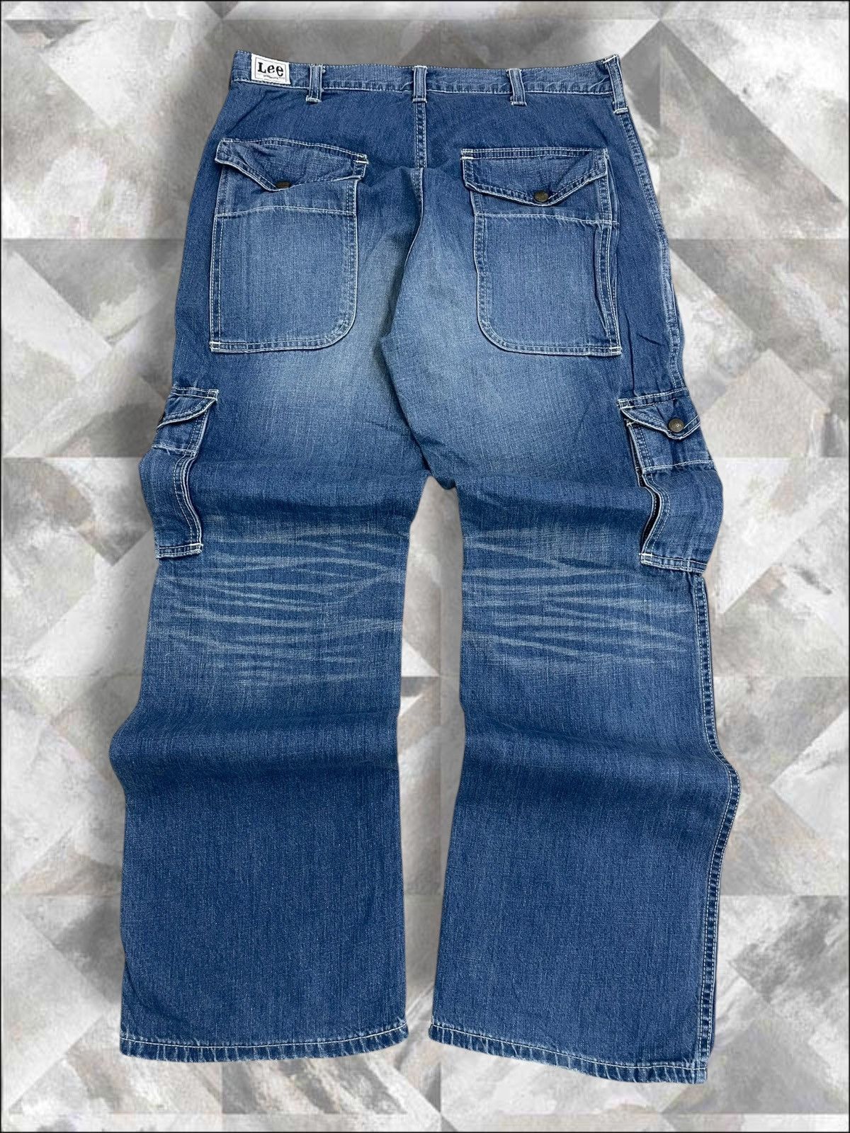 Lee Vintage 1990s Designer Lee Bush Pant Baggy Rare Style Size US 32 / EU 48 - 10 Thumbnail