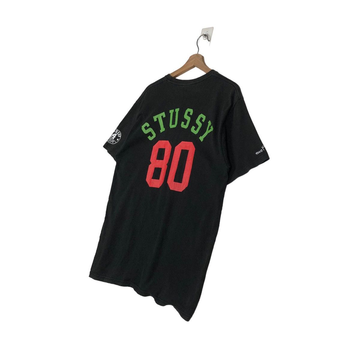 Stussy 🔥Stussy 80 Local Color IKBKB T-Shirt Big Logo Spell Out Size US L / EU 52-54 / 3 - 10 Thumbnail