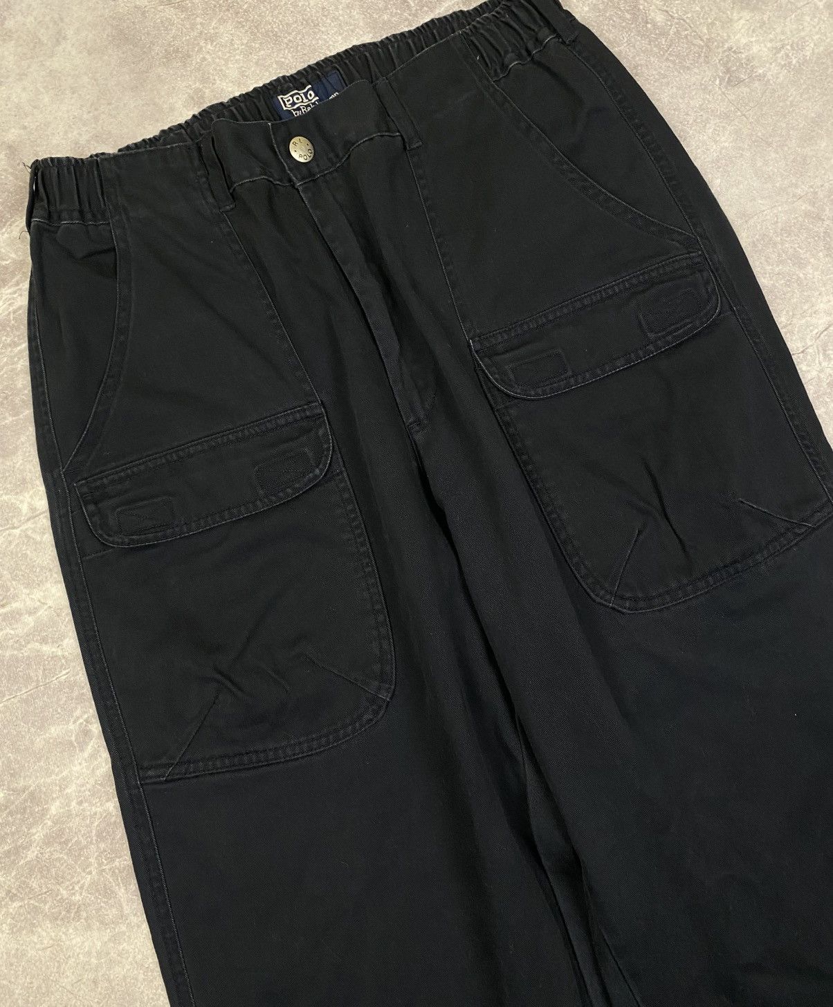 Polo Ralph Lauren Vintage Polo Ralph Lauren Front Pocket Wide Chinos Pants 34 Size US 32 / EU 48 - 2 Thumbnail