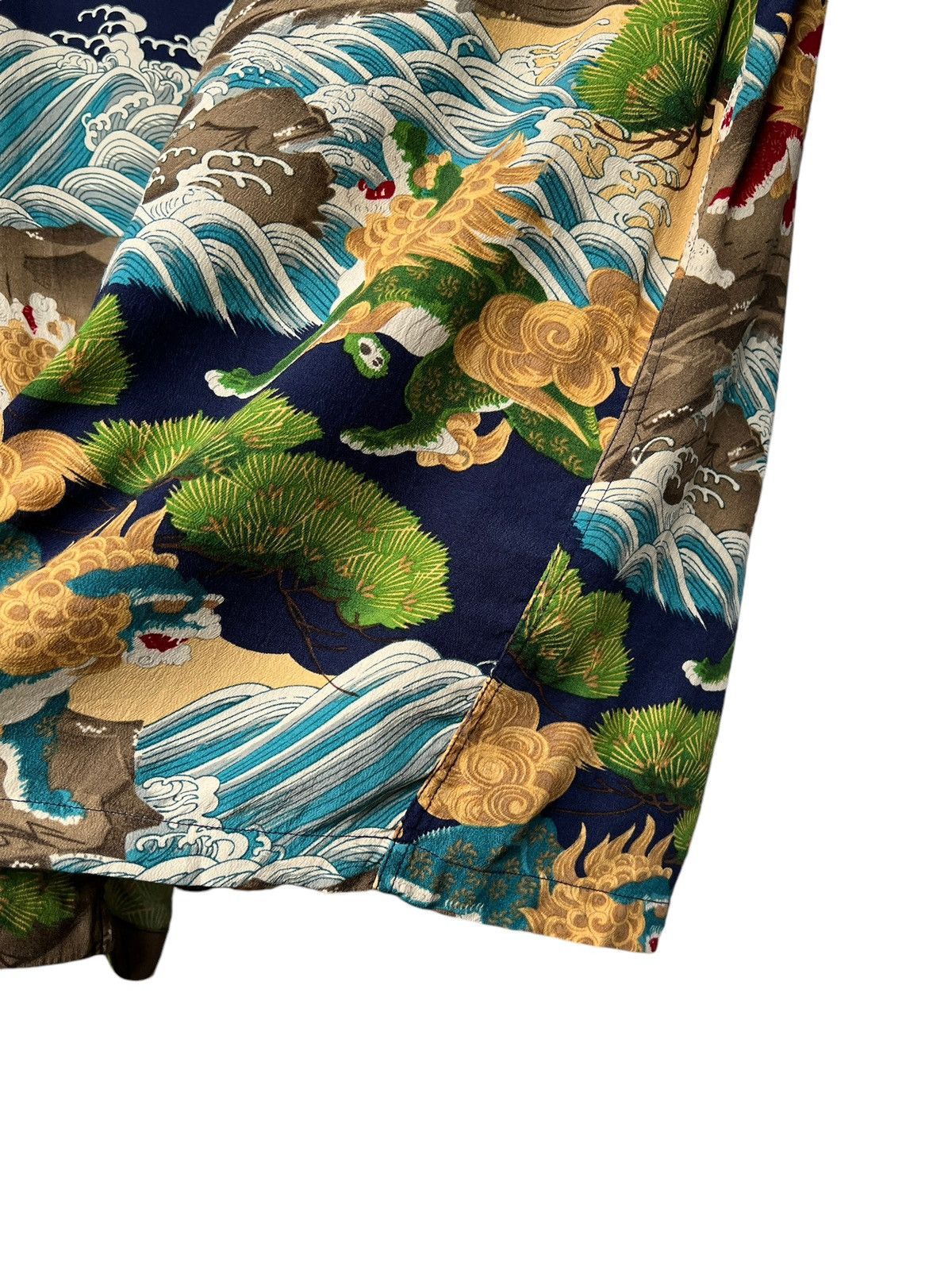 Sun Surf Vintage Oniwa Soto 🇯🇵 Rayon Crepe Hawaiian Shirt Size US M / EU 48-50 / 2 - 4 Thumbnail