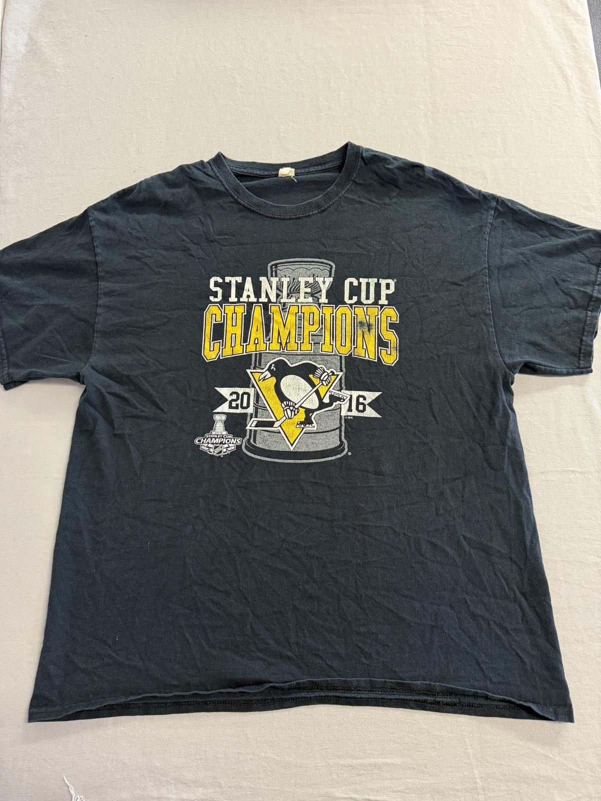 Gildan Penguins NHL Stanley Cup Champions 2016 Sidney Crosby MVP XL Size US XL / EU 56 / 4 - 1 Thumbnail