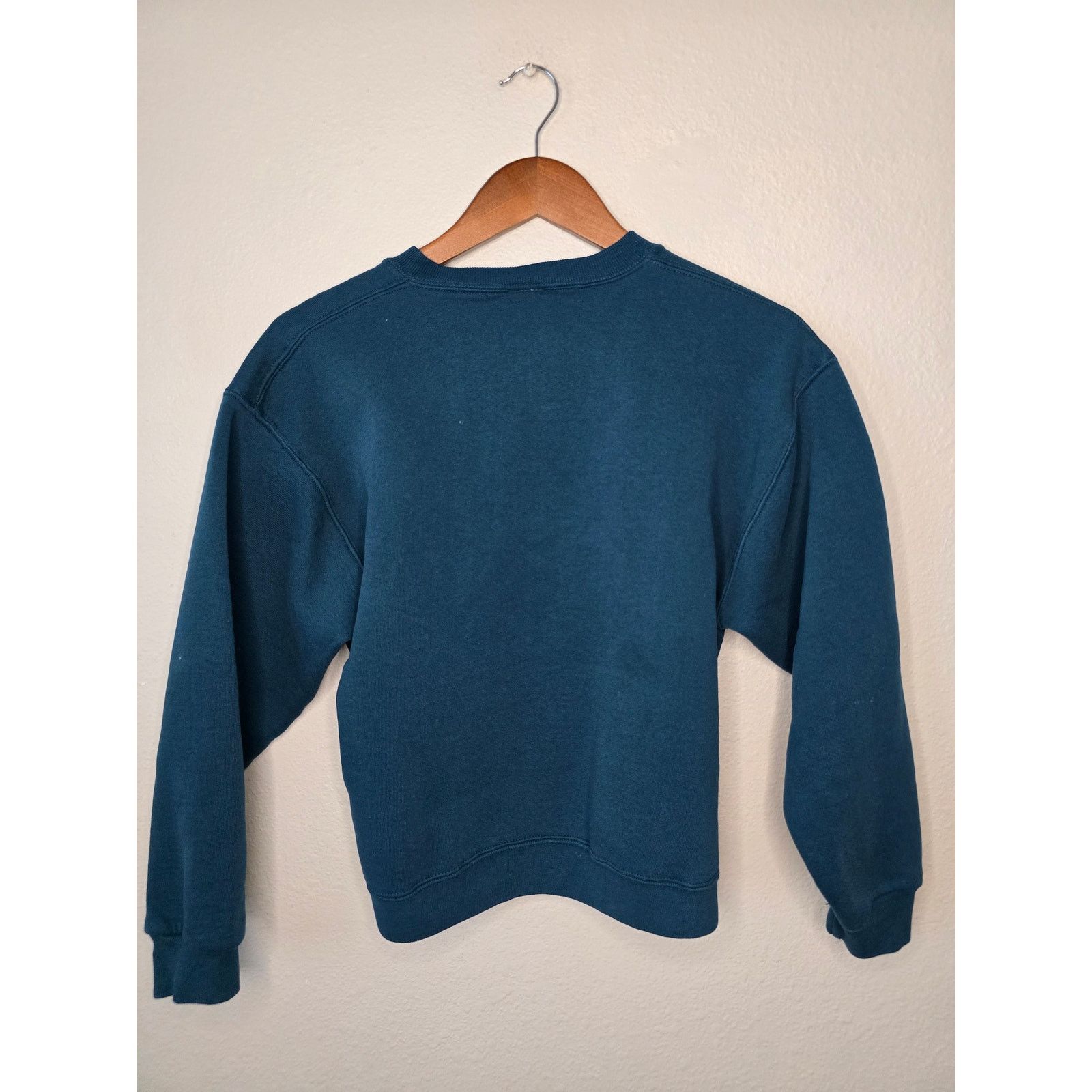 Russell Athletic × Vintage Vintage Blank Sweatshirt Russel Medium Blue Sweater 1990s Size US M / EU 48-50 / 2 - 9 Thumbnail