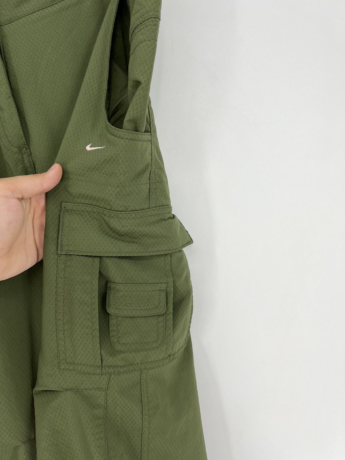 Nike × Vintage Vintage Y2K Nike Nylon Drill Track Pants NikeFit Size US 32 / EU 48 - 7 Thumbnail