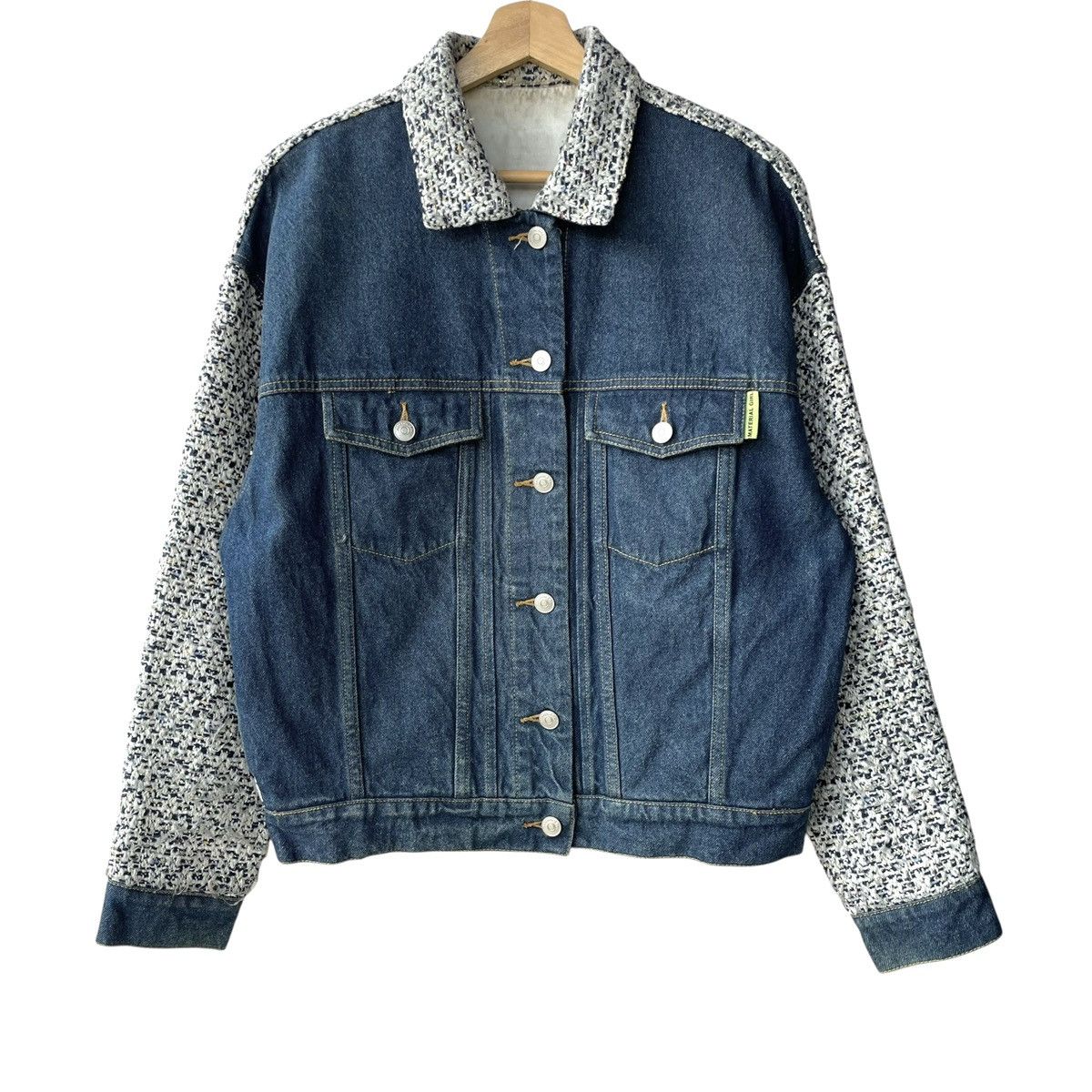 Vintage Material Girl By Madonna Oversize WMN Denim Trucker Jacket Size M / US 6-8 / IT 42-44 - 1 Thumbnail