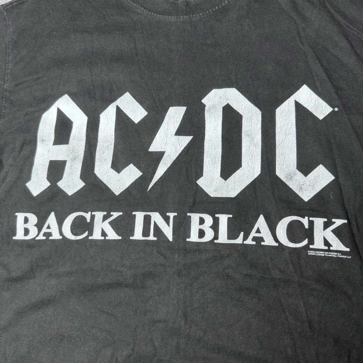 AC/DC × Vintage AC/DC 2000 Back in Black T-shirt Size US M / EU 48-50 / 2 - 4 Thumbnail