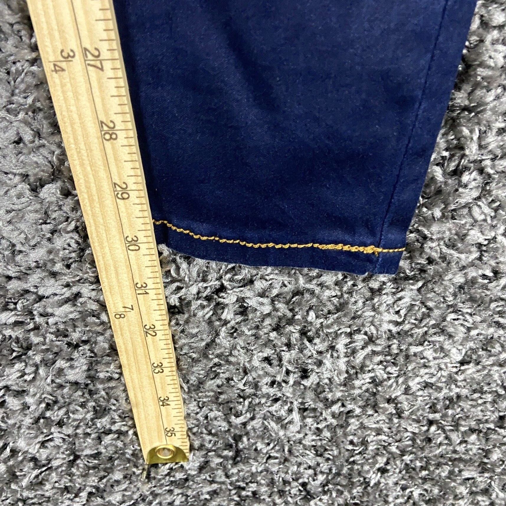 Vintage Rue 21 Jeans Women 9/10 Blue Skinny Low Rise Regular Size 30" / US 8 / IT 44 - 6 Thumbnail