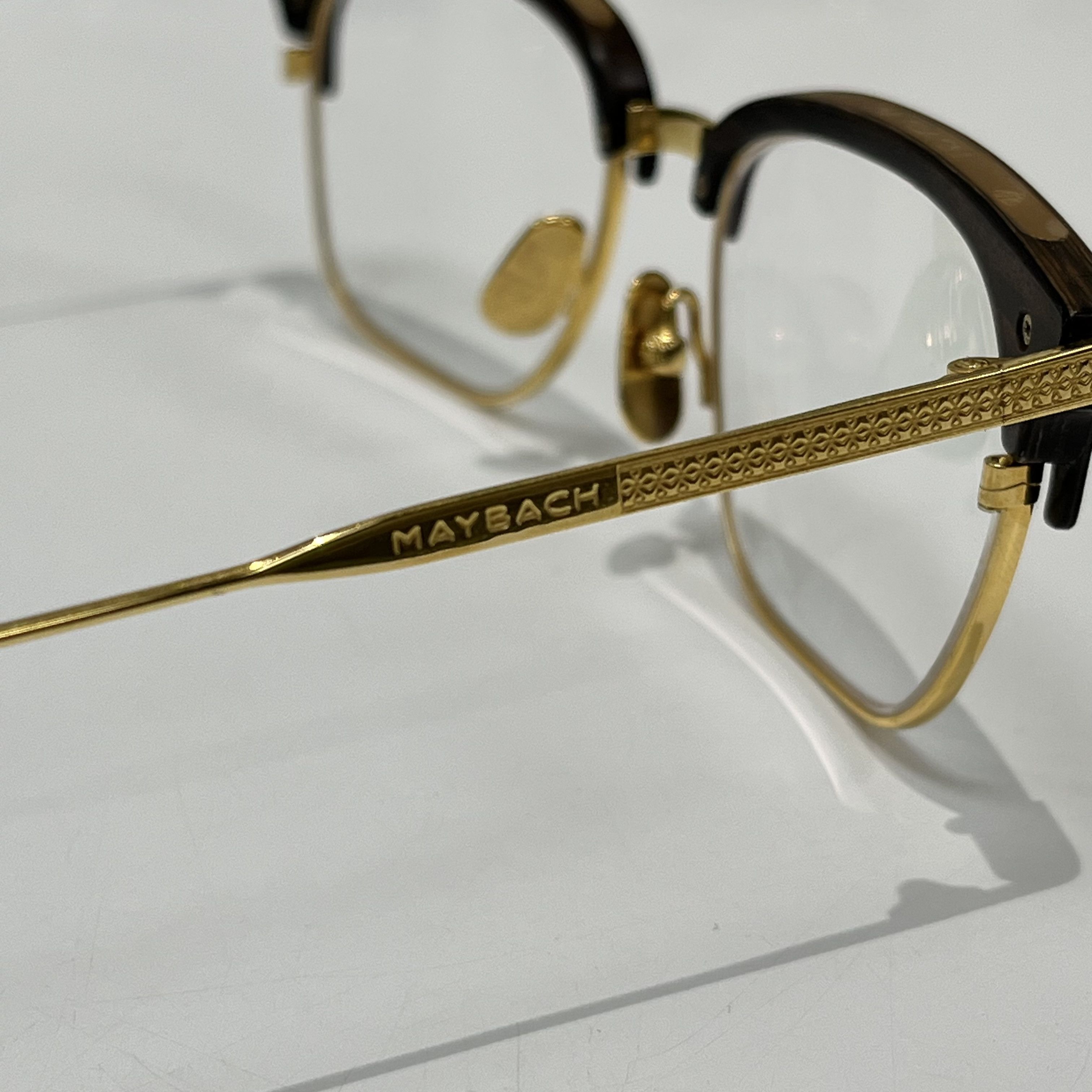 MAYBACH Eyewear Maybach Gold Wood Sunglasses Size ONE SIZE - 7 Thumbnail