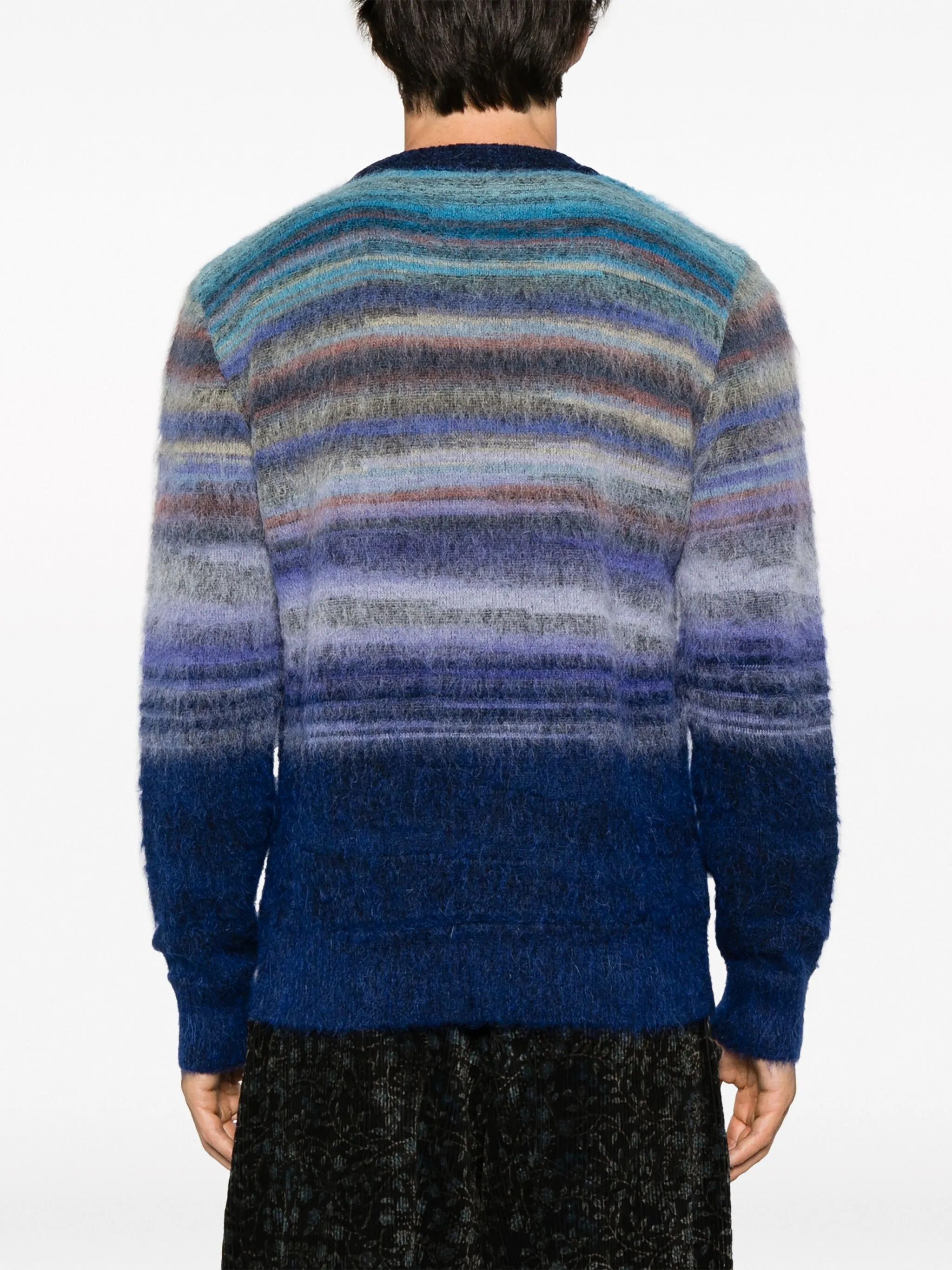 Missoni o1y0225 Crewneck Sweater in Multicolor Size US L / EU 52-54 / 3 - 3 Thumbnail